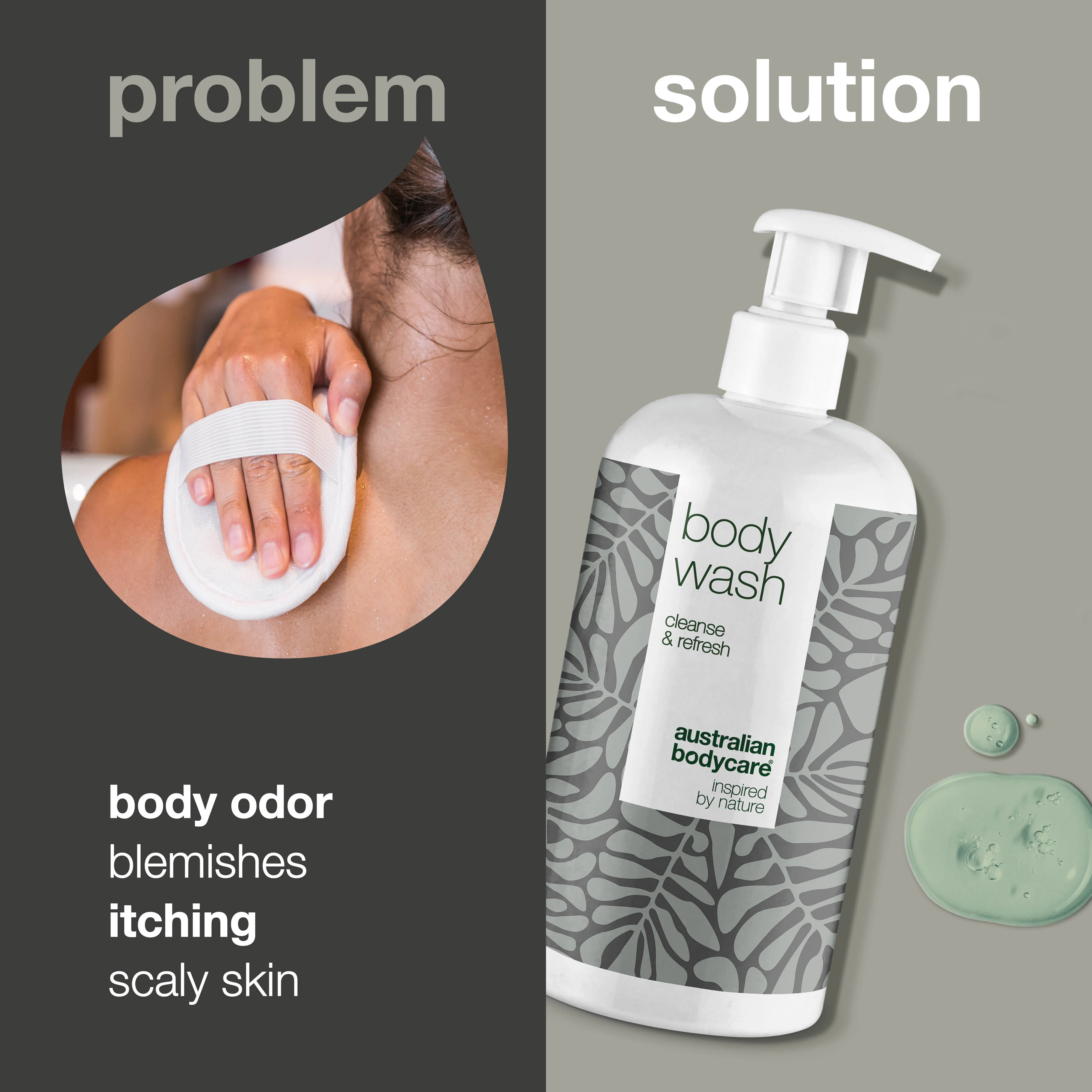 4 for 3 Tea Tree Body Wash 500 ml Lemon Myrtle - package deal — Package deal with 4 Body Wash (500 ml): Tea Tree Oil Lemon Myrtle - Image 2