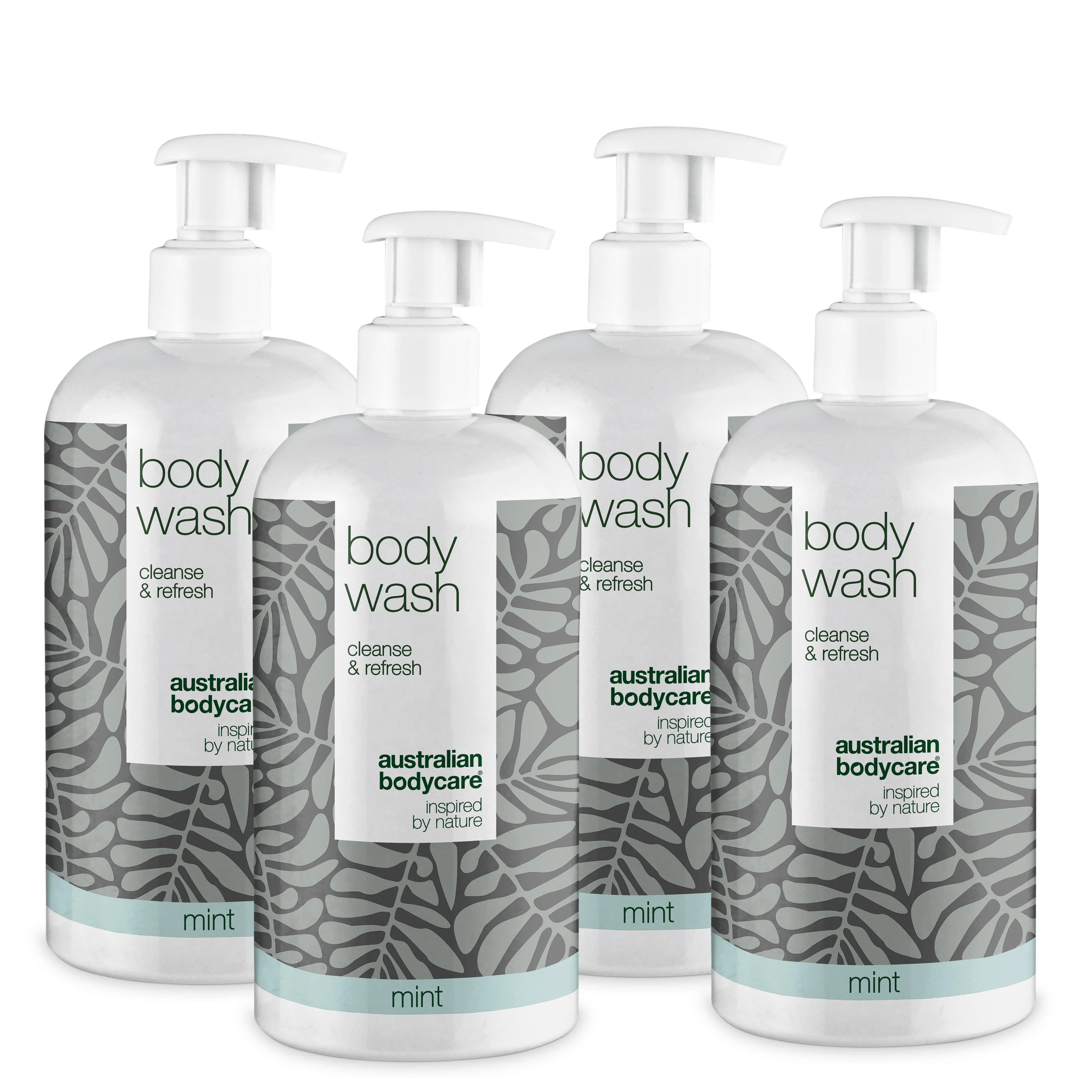 4 for 3 Tea Tree Body Wash 500 ml Mint - package deal — Package deal with 4 Body Wash (500 ml): Tea Tree Oil Mint