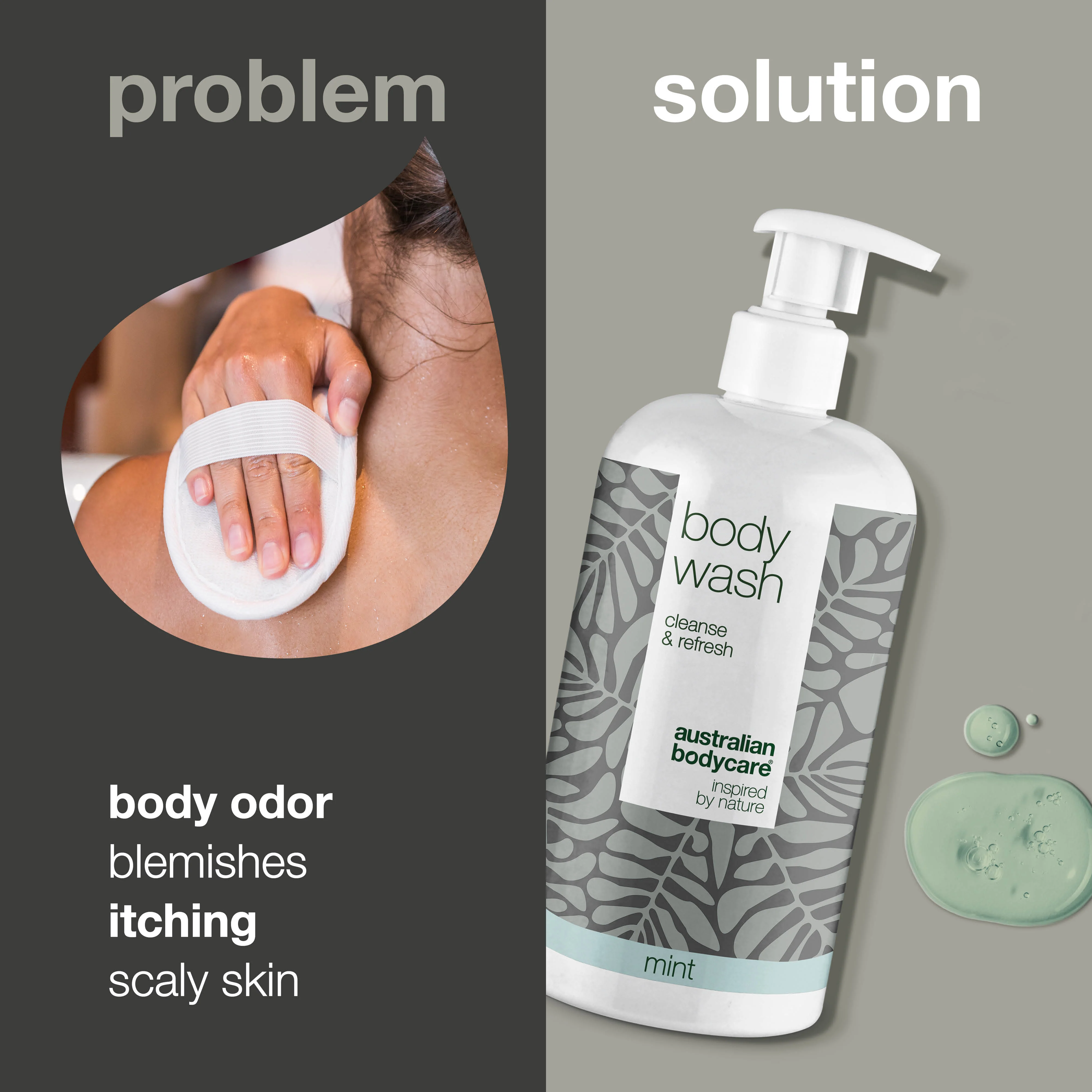 4 for 3 Tea Tree Body Wash 500 ml Mint - package deal — Package deal with 4 Body Wash (500 ml): Tea Tree Oil Mint - Image 2