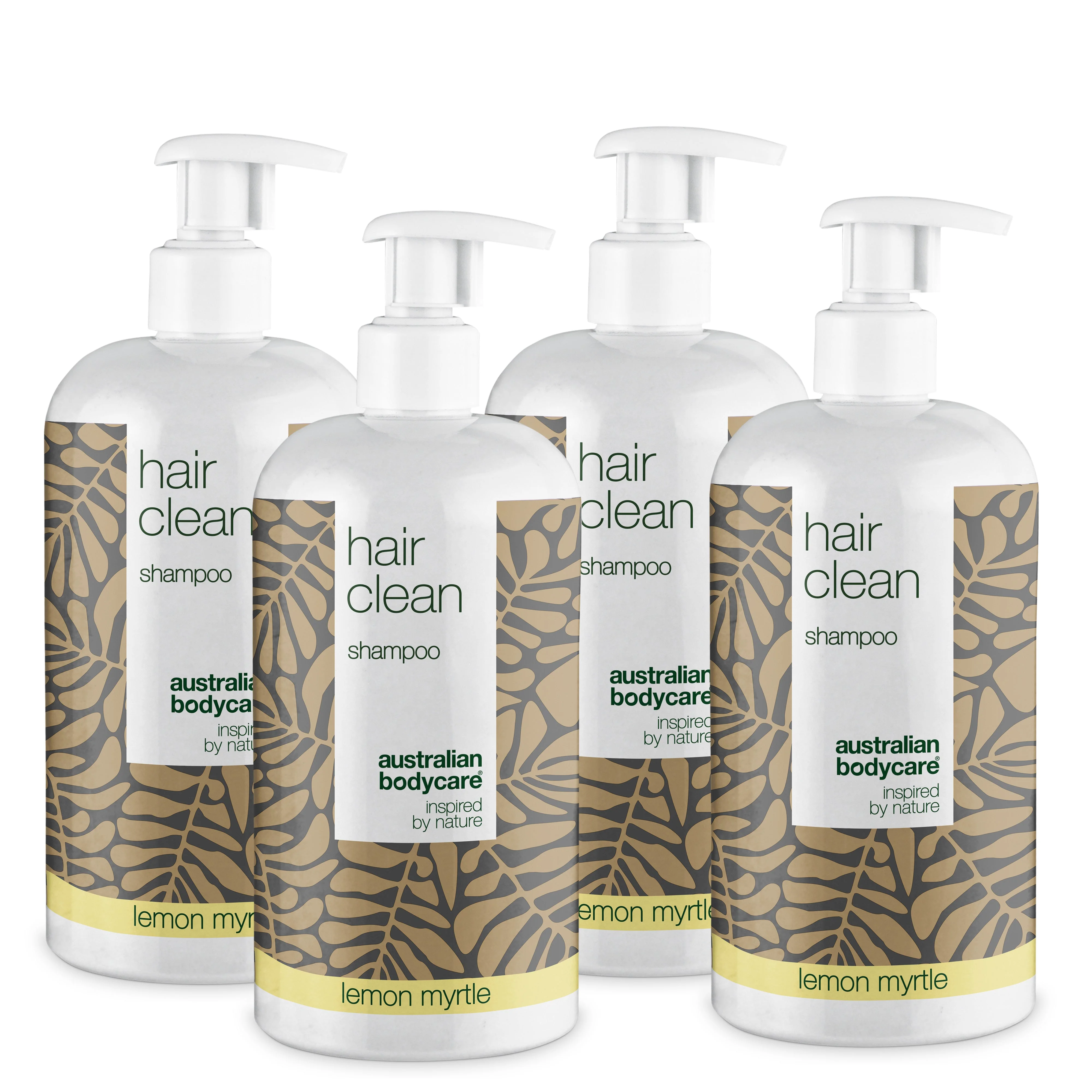 4 for 3 Tea Tree Shampoo 500ml Lemon Myrtle - Package deal — Package deal with 4 shampoos (500 ml): Tea Tree Oil Lemon Myrtle