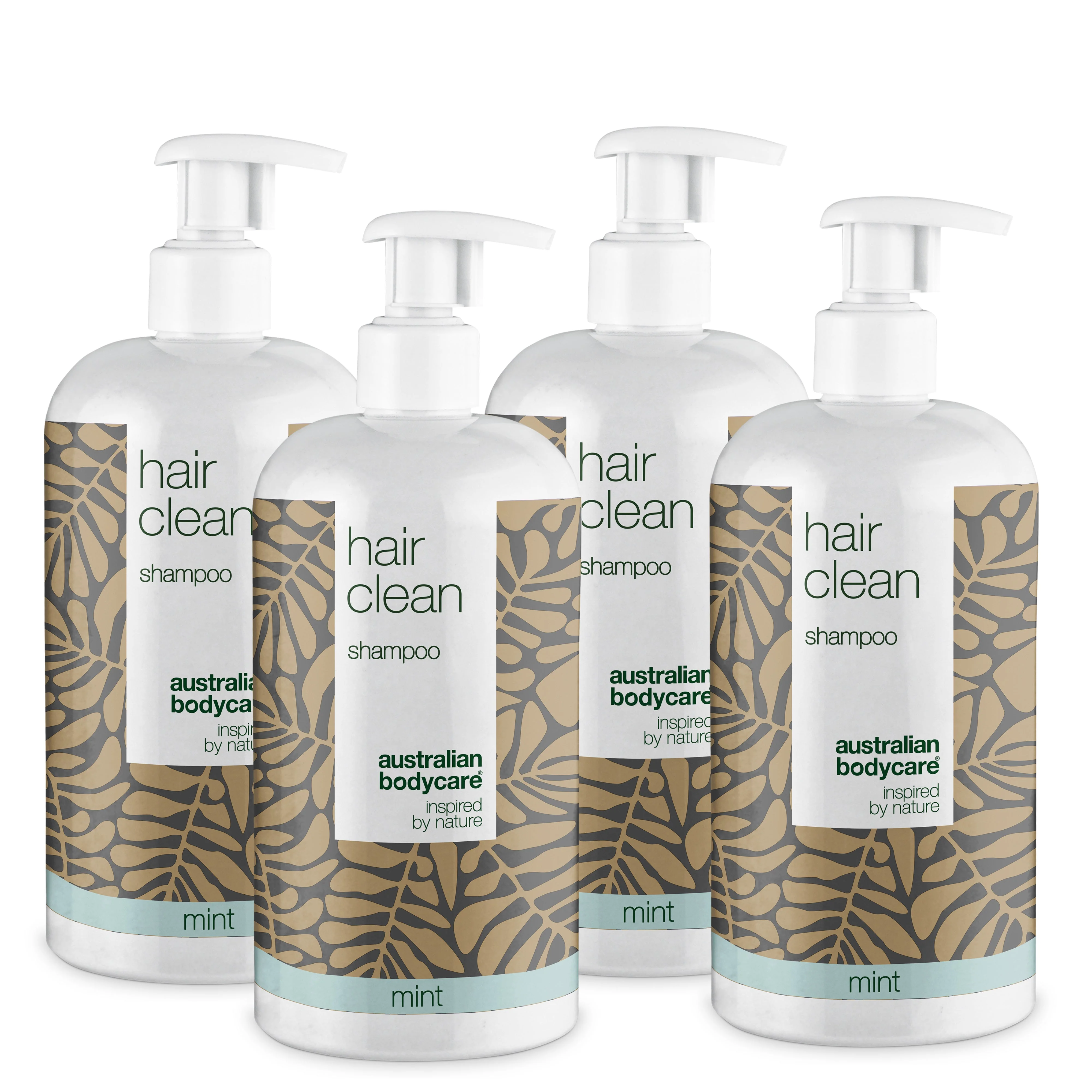 4 for 3 Tea Tree Shampoo 500ml Mint - Package deal — Package deal with 4 shampoos (500 ml): Tea Tree Oil Mint