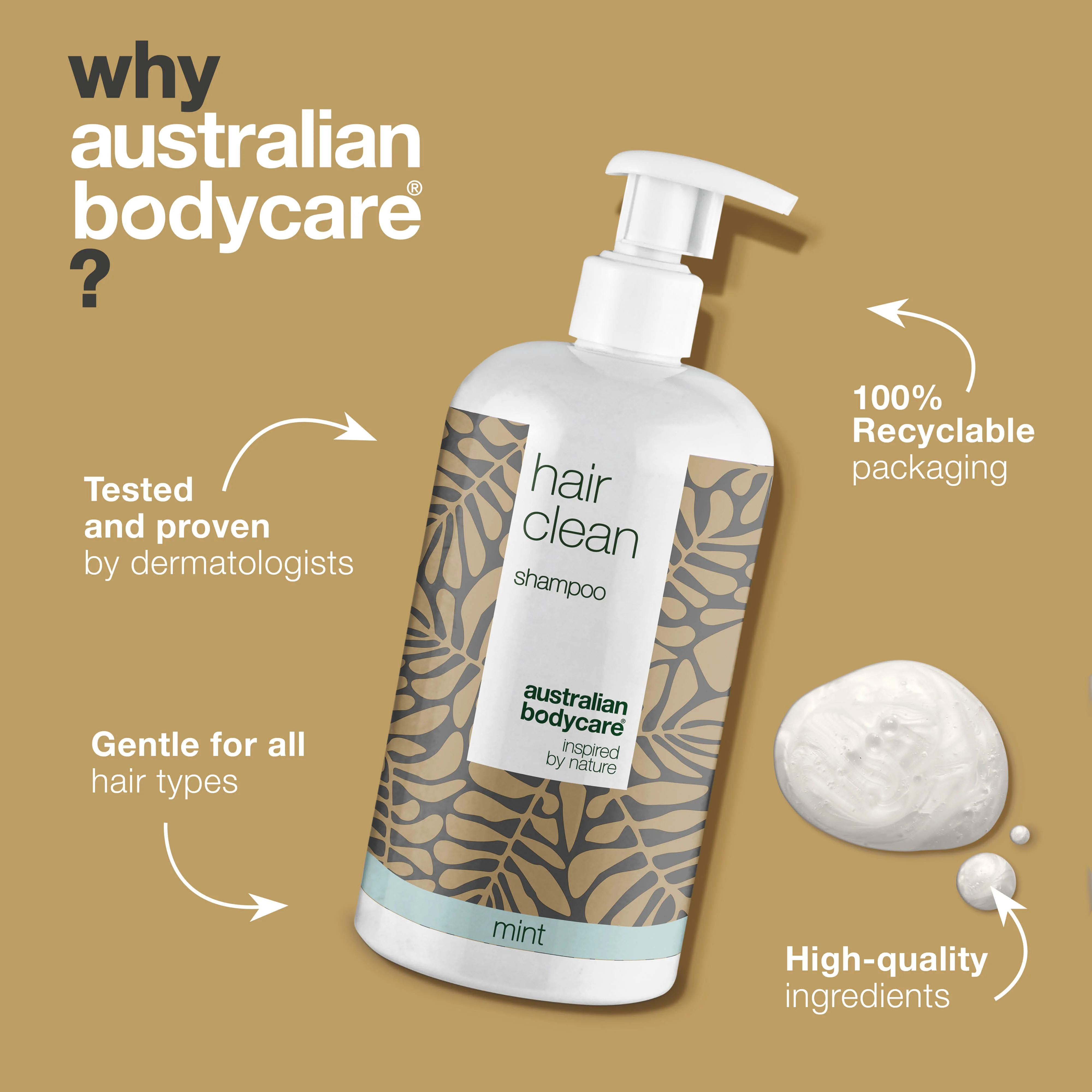 4 for 3 Tea Tree Shampoo 500ml Mint - Package deal — Package deal with 4 shampoos (500 ml): Tea Tree Oil Mint - Image 4