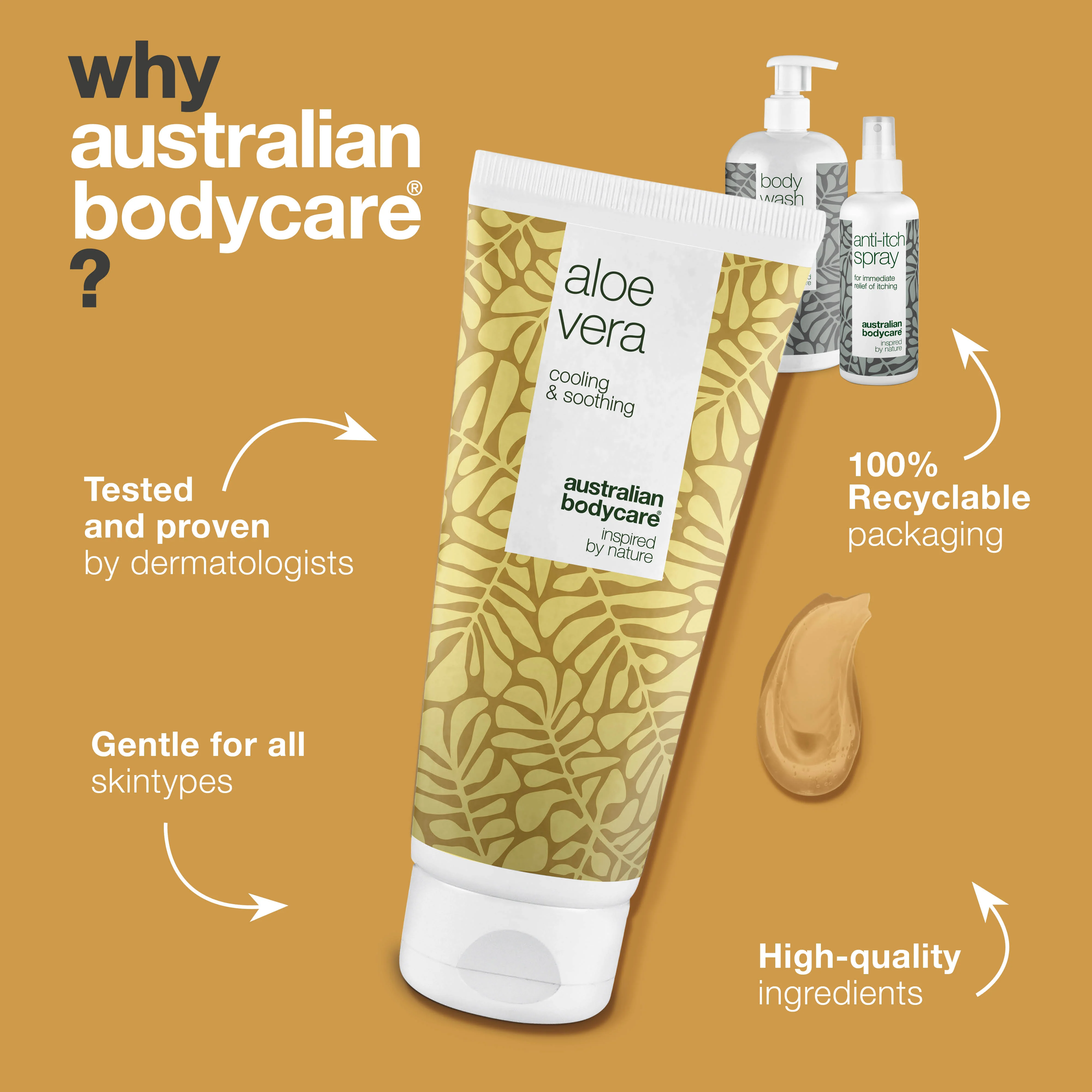 Aftersun set for red and sun damaged skin — 3 products to care for sunburn, burning sensation and sun rash - Image 4