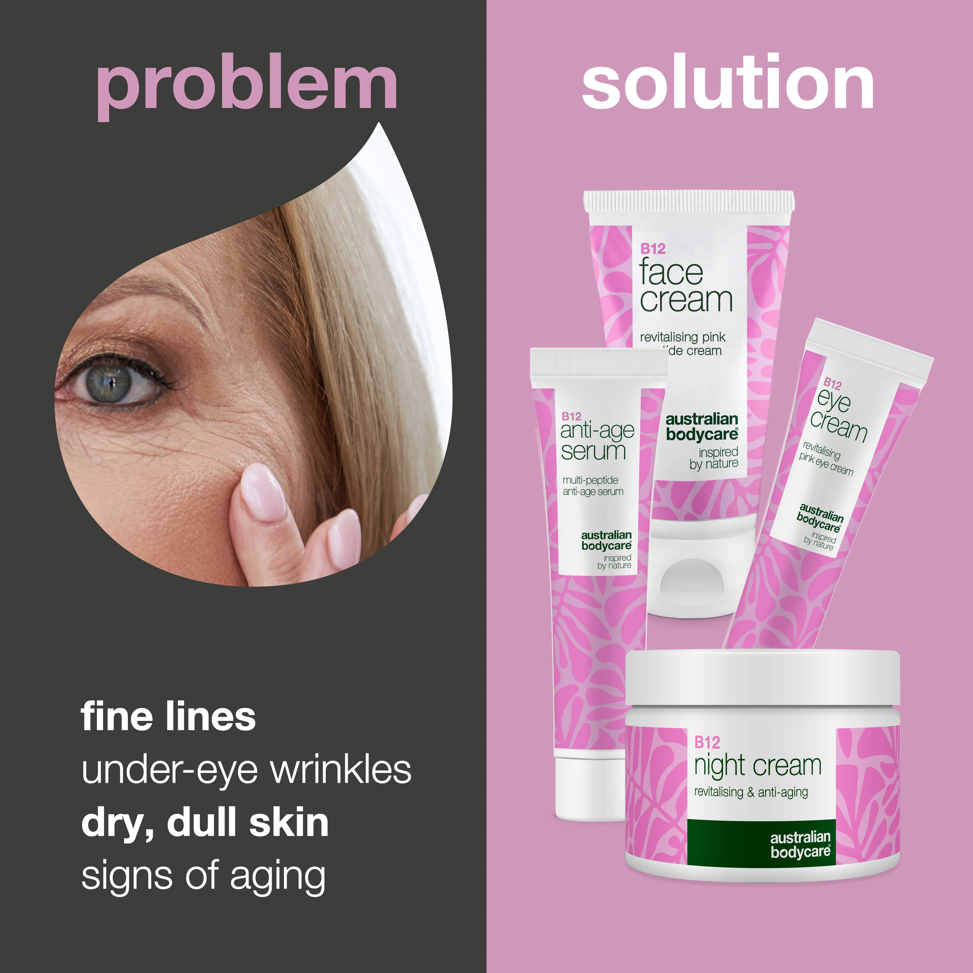 Skincare Set with B12 – Reduce Wrinkles for a Youthful Glow — 4 products with B12 for anti-age benefits. Achieve firmer, youthful skin. - Image 2