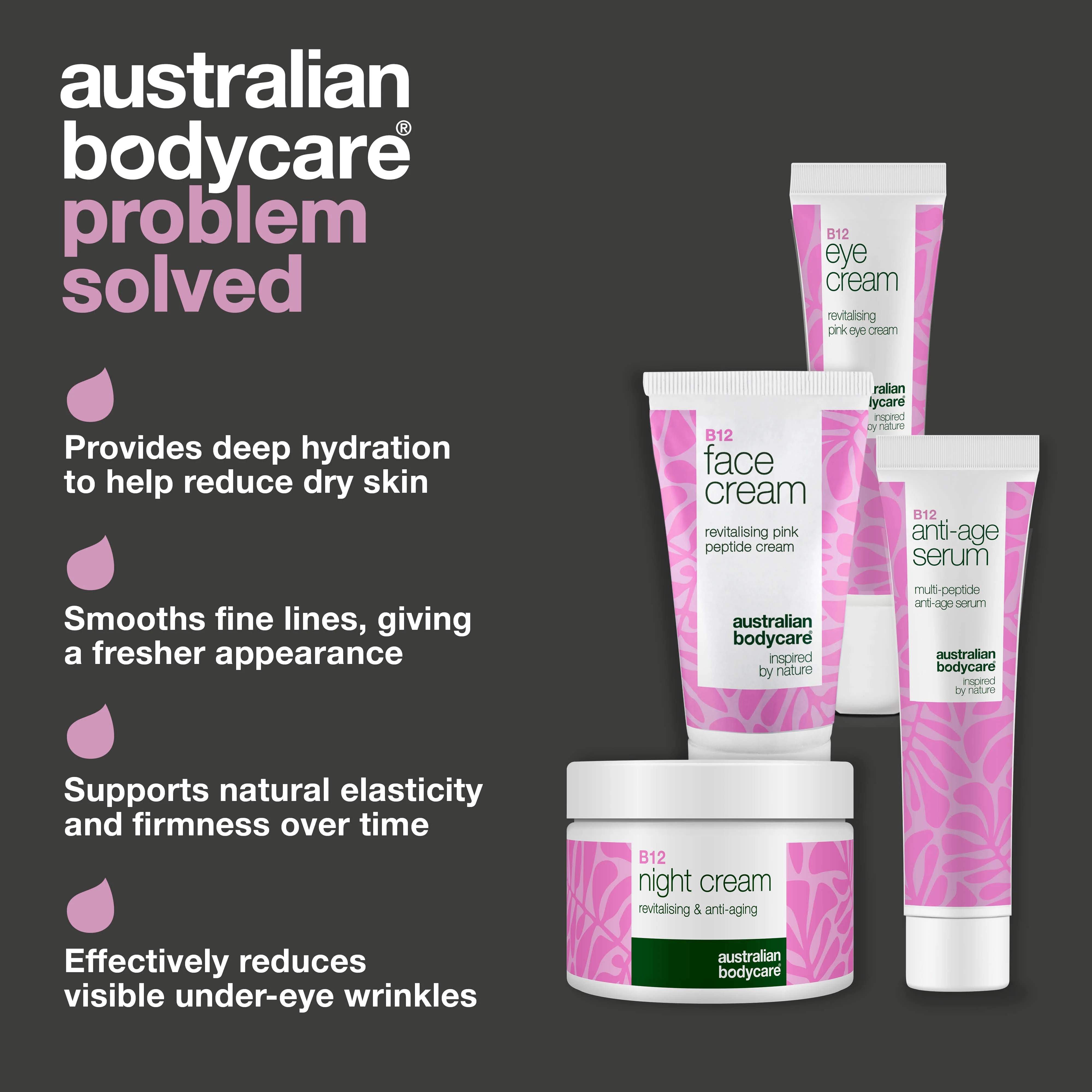 Skincare Set with B12 – Reduce Wrinkles for a Youthful Glow — 4 products with B12 for anti-age benefits. Achieve firmer, youthful skin. - Image 3