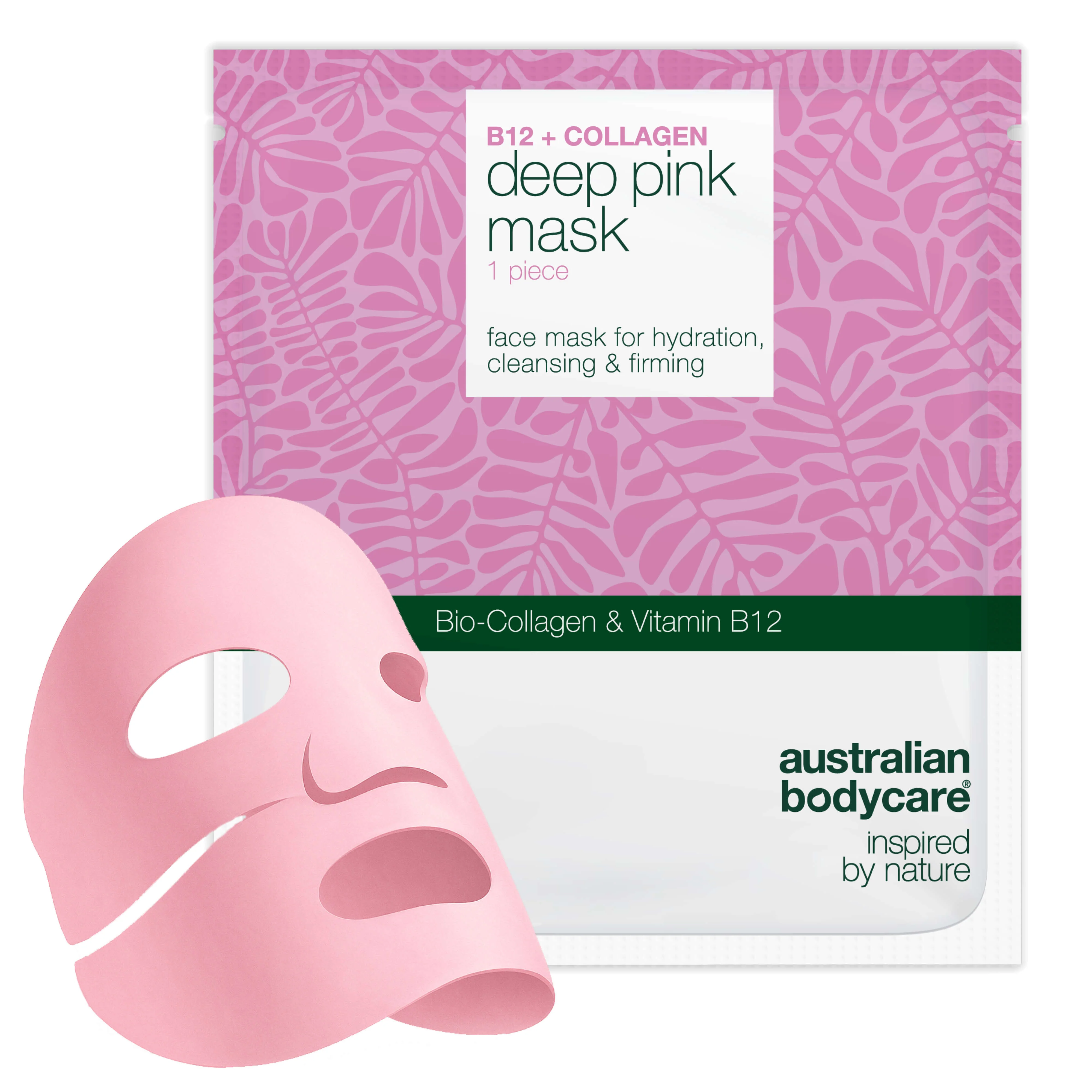Vitamin B12 Collagen Mask for dry and tired skin — Vitamin B12 Collagen Mask for dry, dull skin. With B12, niacinamide, peptides, collagen and hyaluronic acid for glow and hydration.
