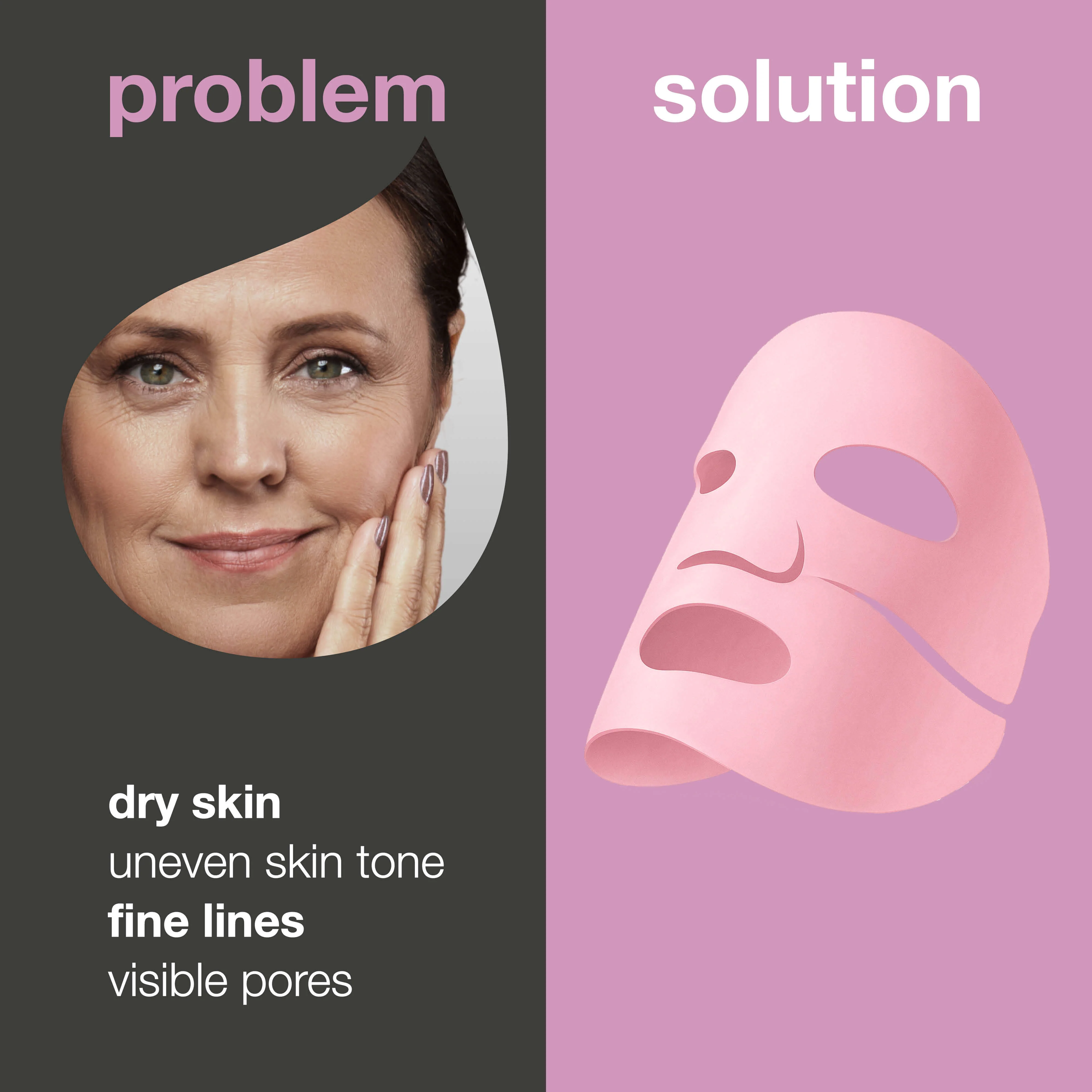 Vitamin B12 Collagen Mask for dry and tired skin — Vitamin B12 Collagen Mask for dry, dull skin. With B12, niacinamide, peptides, collagen and hyaluronic acid for glow and hydration. - Image 2