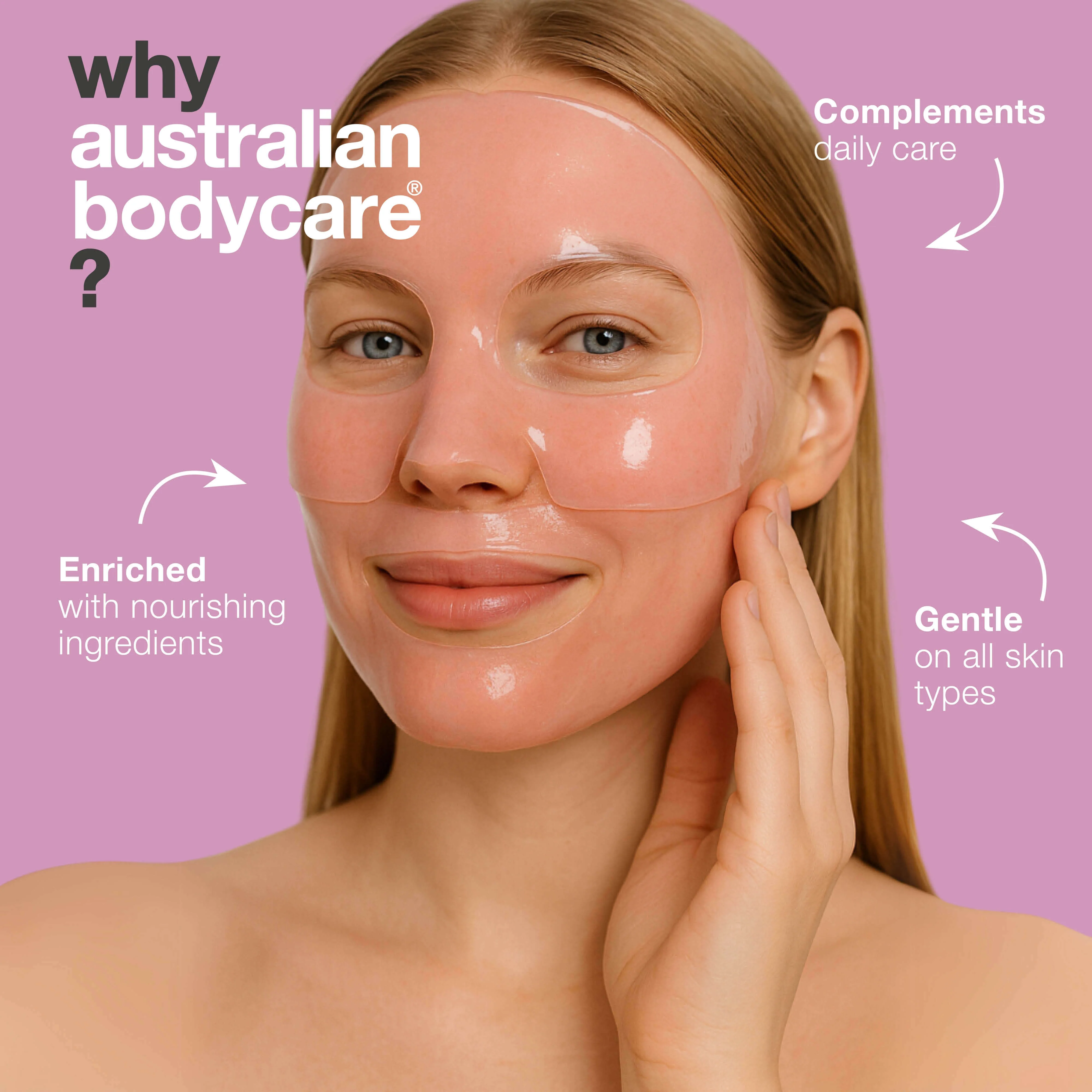Vitamin B12 Collagen Mask for dry and tired skin — Vitamin B12 Collagen Mask for dry, dull skin. With B12, niacinamide, peptides, collagen and hyaluronic acid for glow and hydration. - Image 4