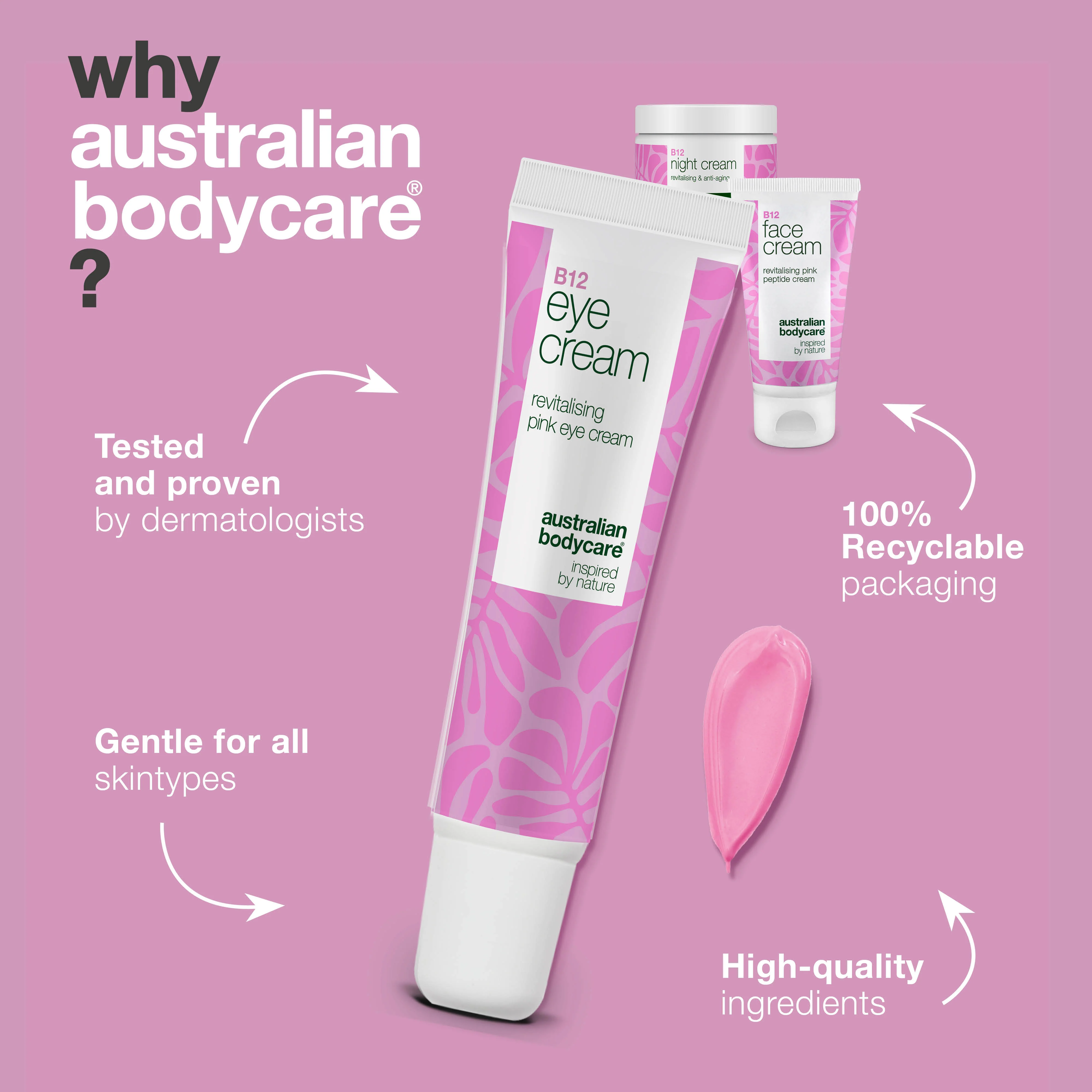 B12 Eye Care Set for Puffiness and Dark Circles — Effective B12 set for dark circles and puffiness. Adds hydration and glow to the eye area. - Image 4