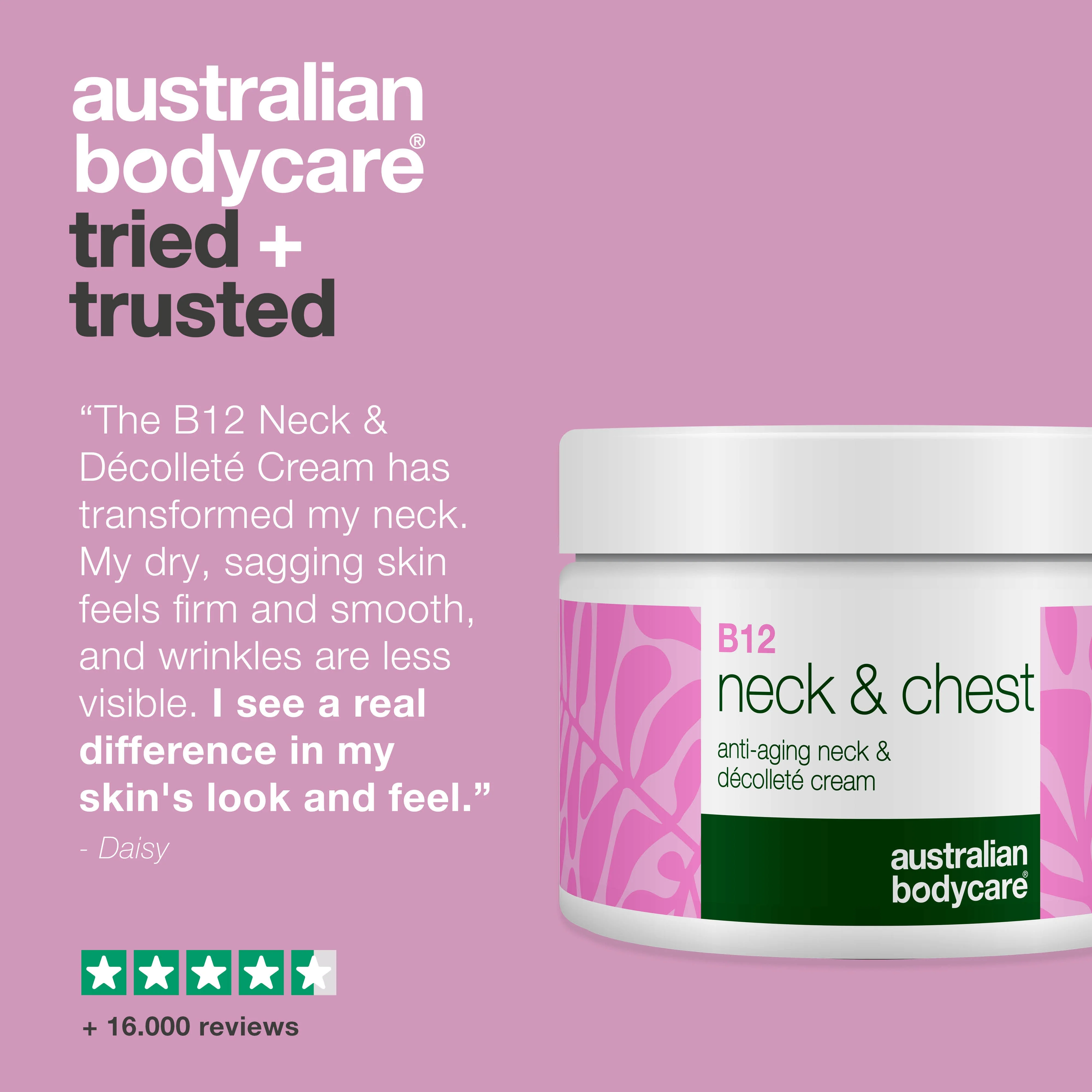 B12 Neck Cream – Reduce Wrinkles and Sagging Skin — B12 Neck & Décolleté Cream hydrates, firms, and smooths wrinkles. Ideal for a youthful, revitalized look. - Image 5
