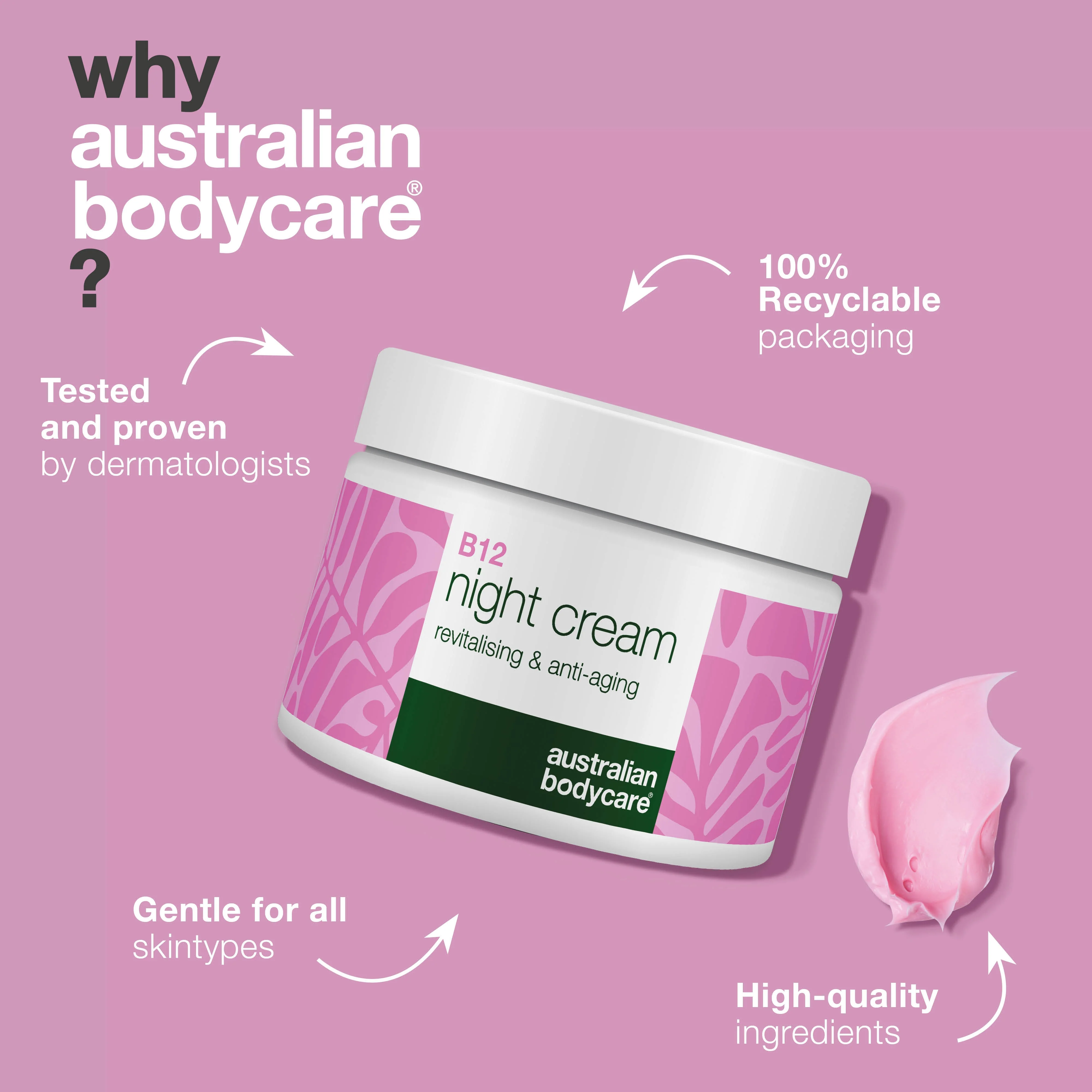 B12 Night Cream – Nourishing Anti-Age Care for Glowing Skin — B12 Night Cream hydrates, firms, and revitalizes skin with a natural glow. - Image 4