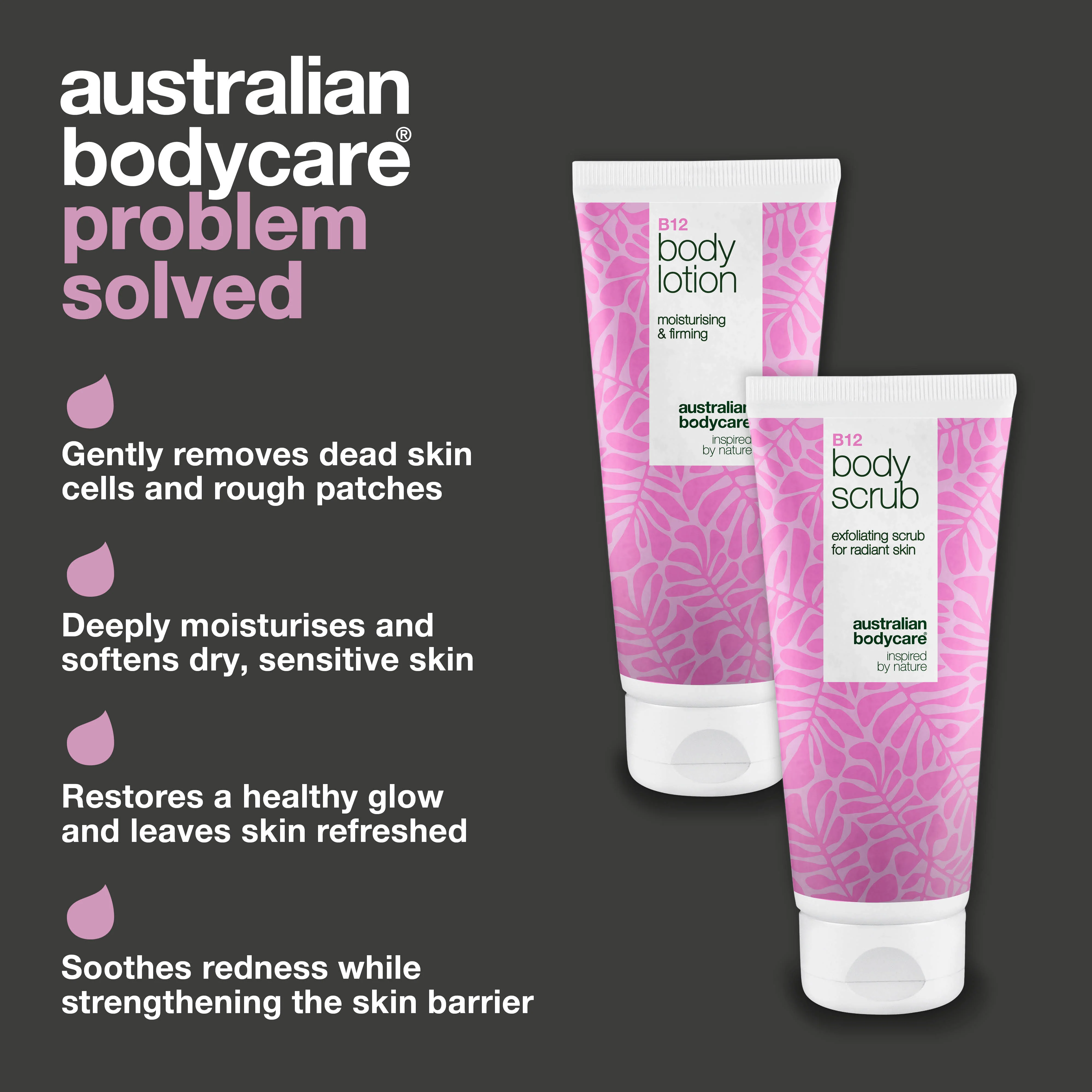 B12 Skincare Set for Dry Skin – Exfoliation & Deep Hydration — Hydrating B12 Body Scrub & Lotion for dry and sensitive skin. - Image 3