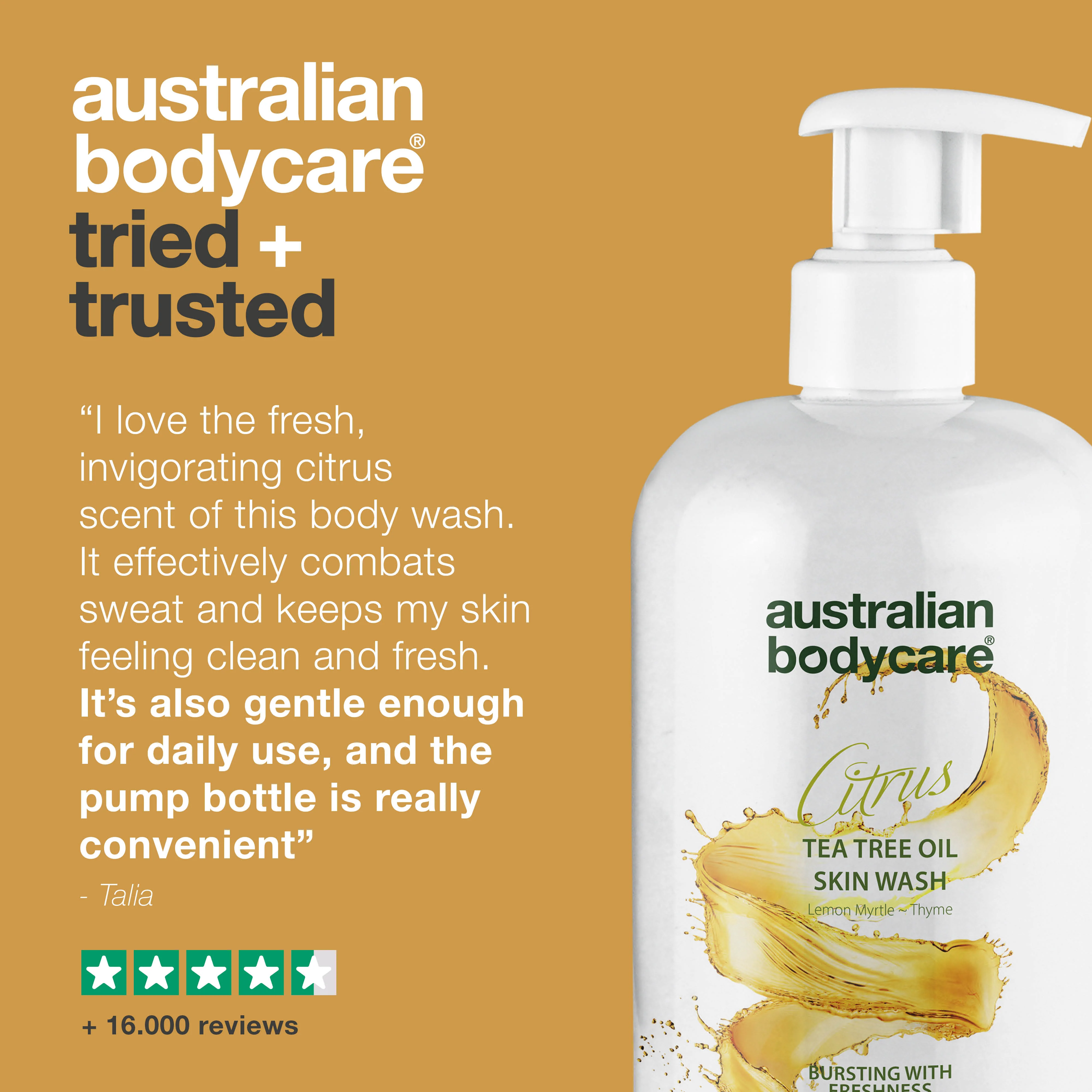 Professional Citrus Skin Wash — Professional body wash with Tea Tree Oil and citrus for daily use - Image 5