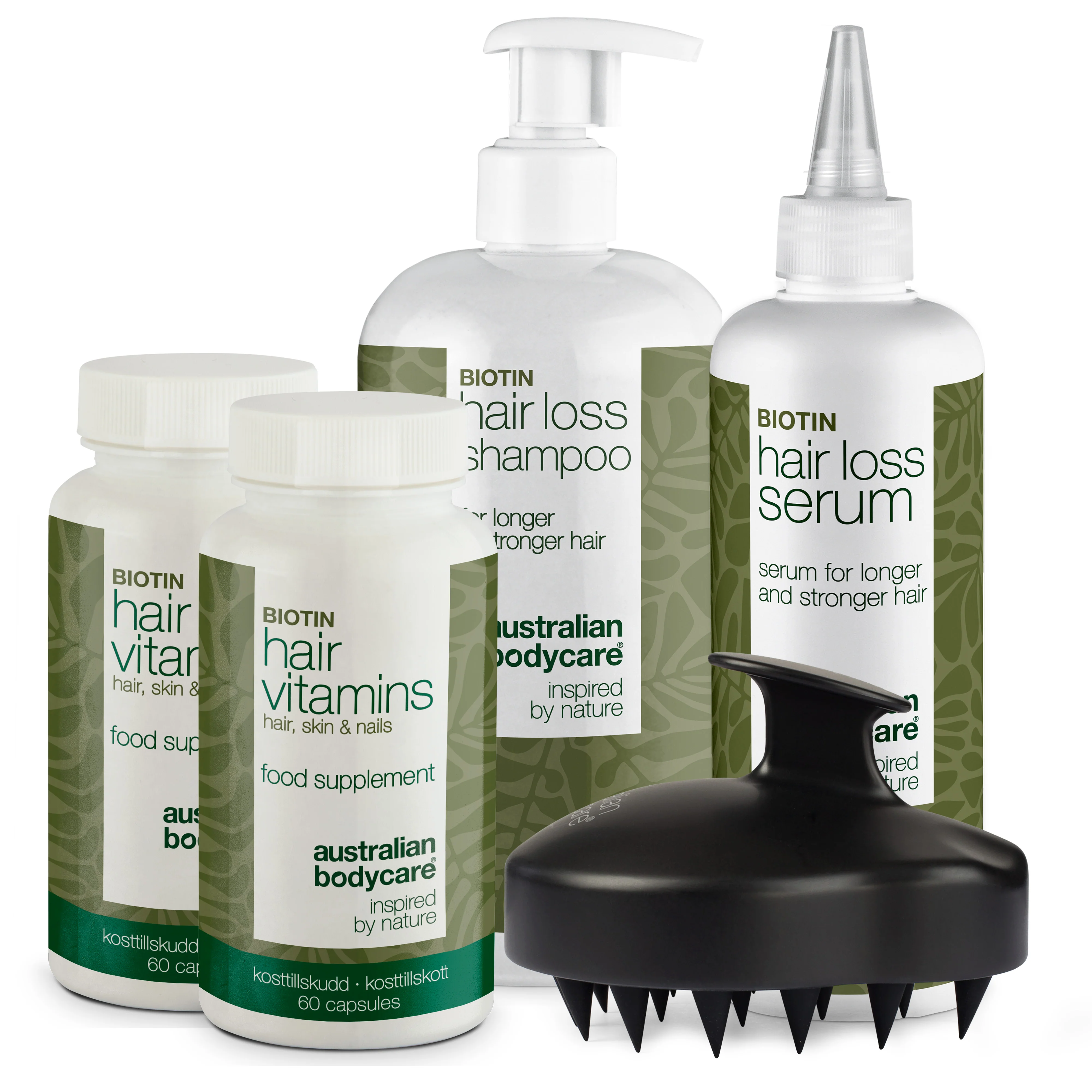 Complete hair loss package with XL products — 5 products for daily care for hair loss, fine and thin hair