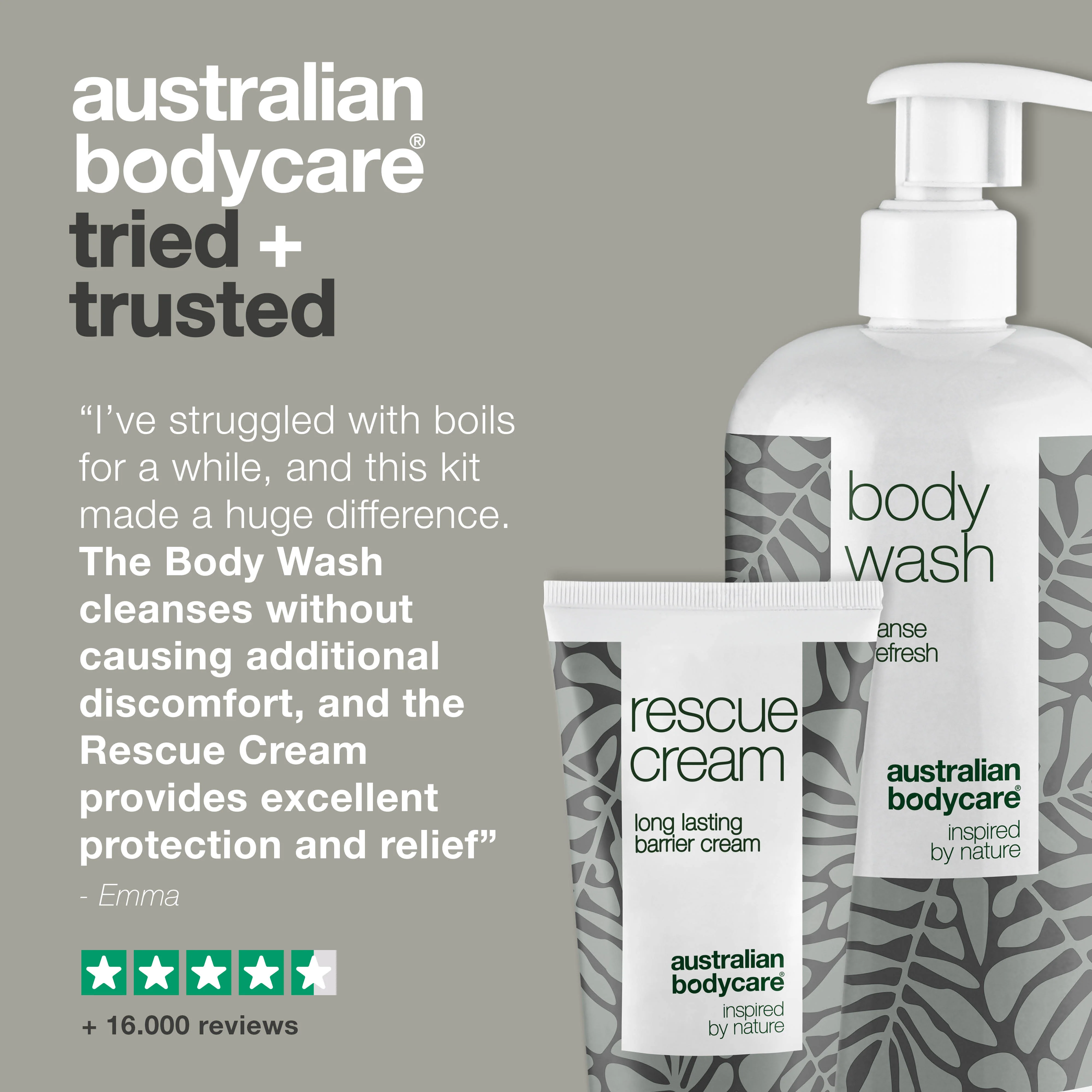 Kit for the daily care of boils — 2 products for daily cleansing and care of furuncles, abscesses and exposed skin - Image 5