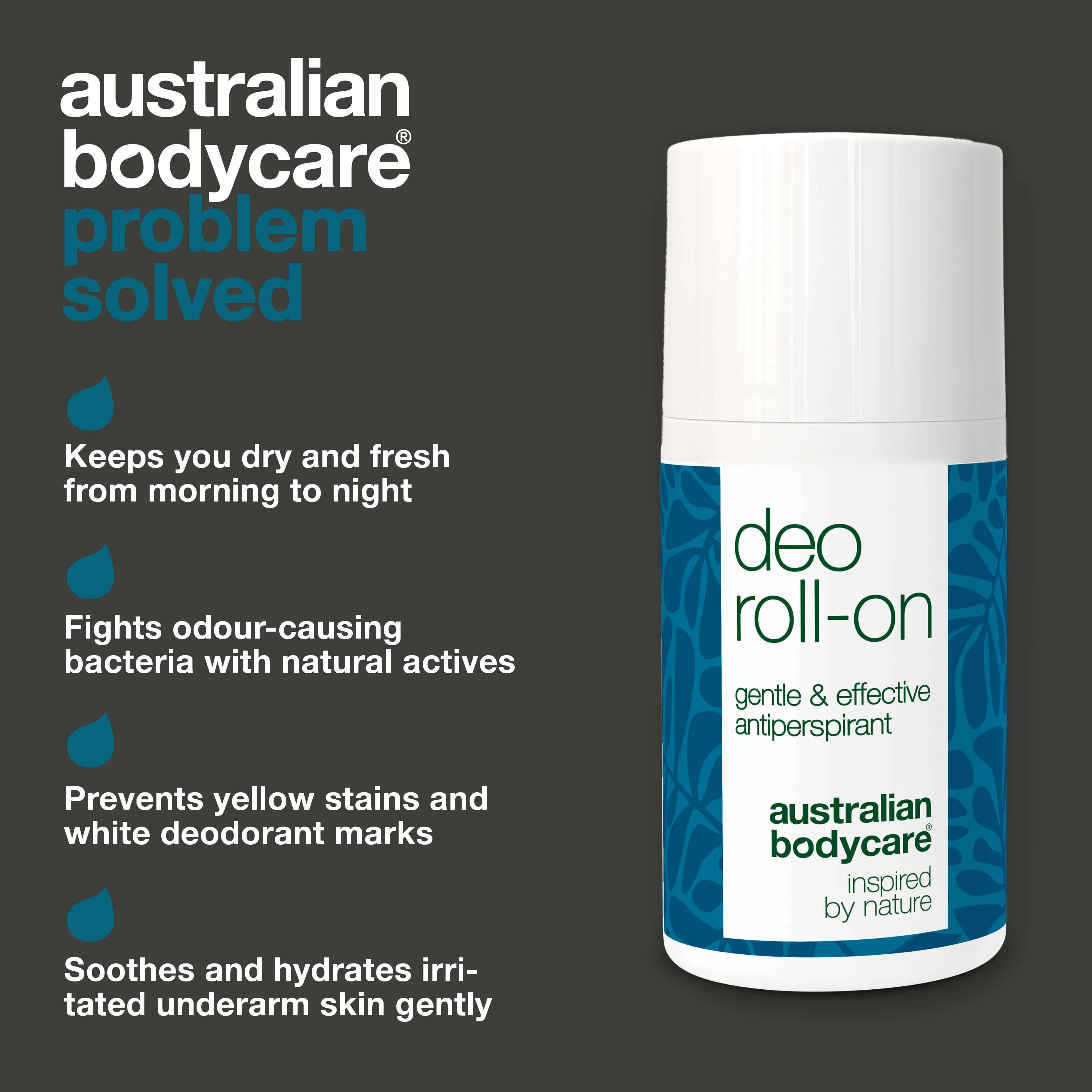 Antiperspirant roll-on deodorant for sweat and odor protection — Stay fresh and dry all day. Fights sweat and odor without irritation or stains. Perfect for daily use on sensitive skin. - Image 3