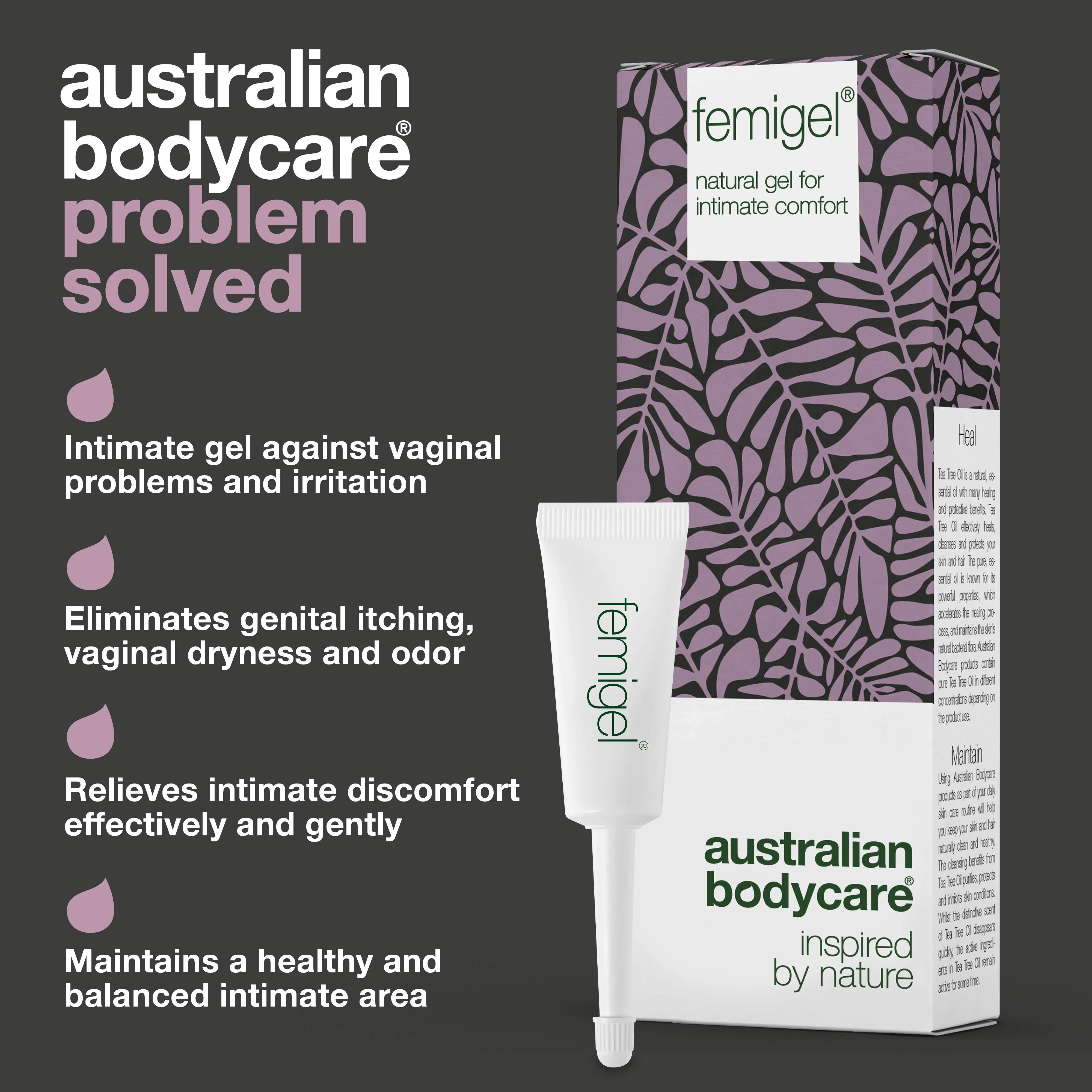 Femigel for vaginal dryness, itching, and odor — Experience relief from vaginal dryness, itching, and odor with Femigel. Hormone-free gel counteracts bacteria and irritation. Clinically tested for effective intimate care. - Image 3