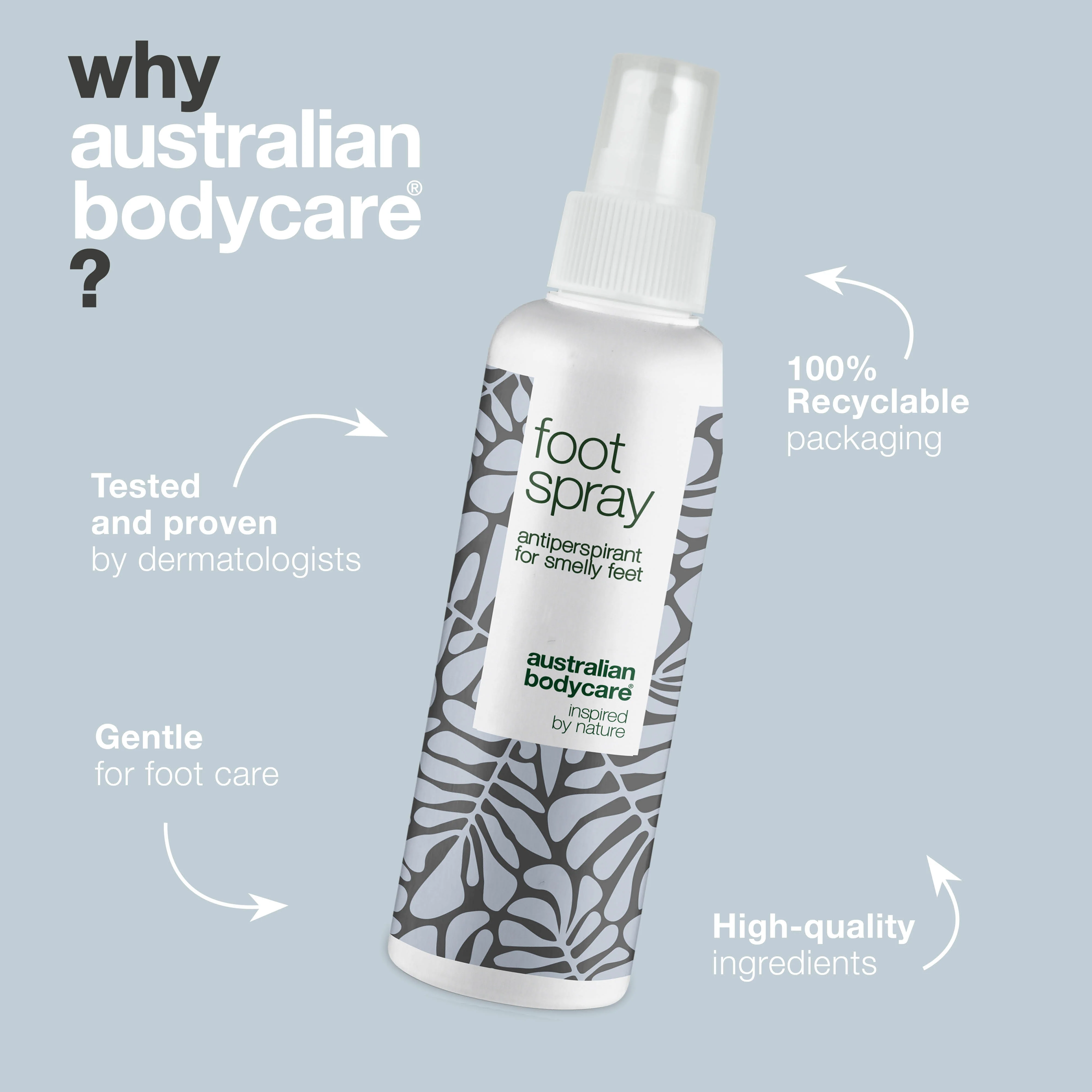 Foot Spray against smelly feet — Antiperspirant foot spray for smelly and sweaty feet and toes - Image 4