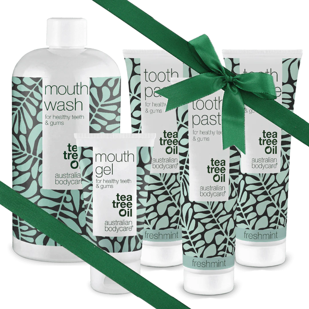 Gift ideas for grandpa  — 5 Mouth care products with Tea Tree Oil