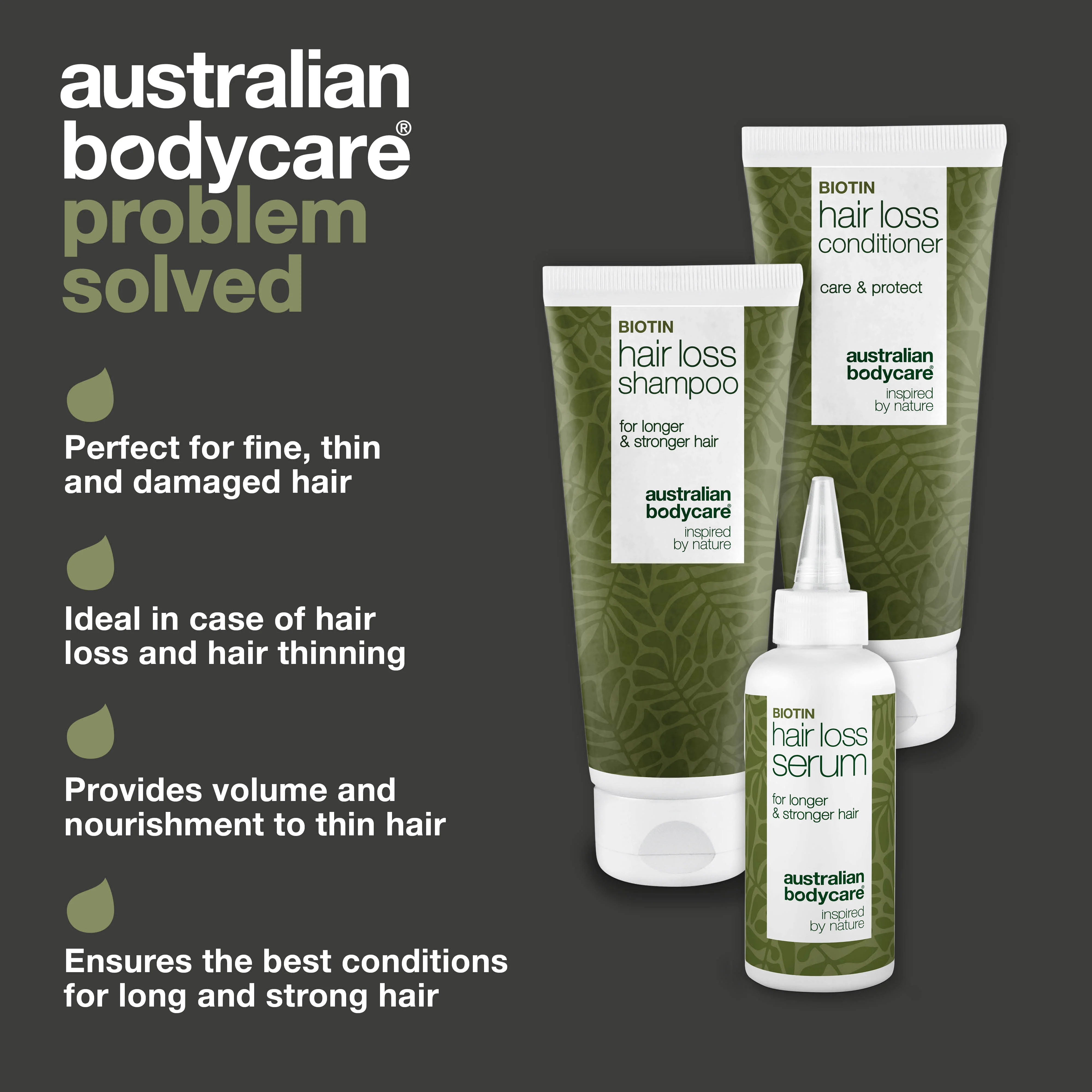 Hair loss product kit with biotin and Capilia Longa — 3 products for fine, thin hair, hair loss, receding hairline and hair thinning - Image 3