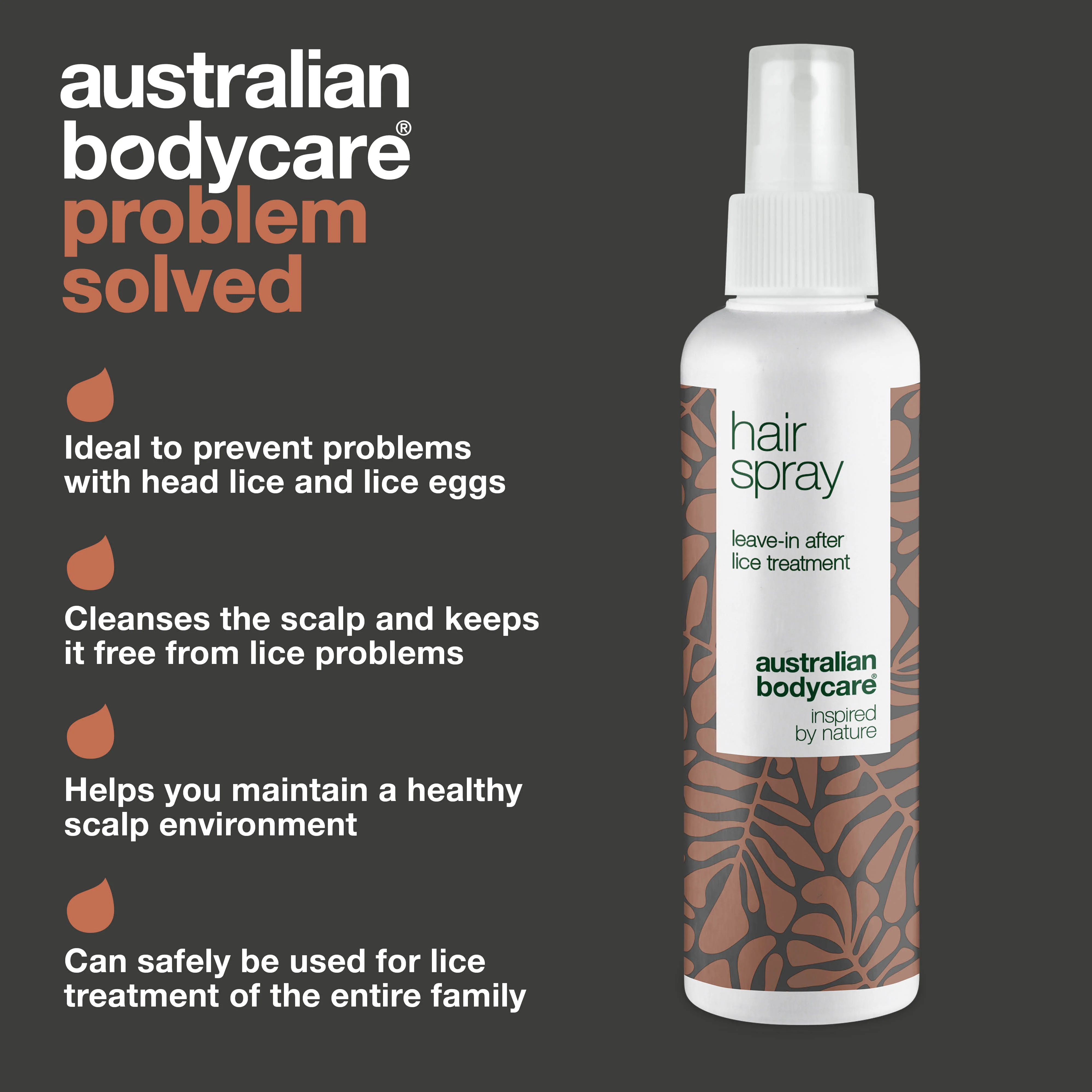Anti head lice hair spray for hair and scalp — Hair spray to prevent head lice after treatment - Image 3