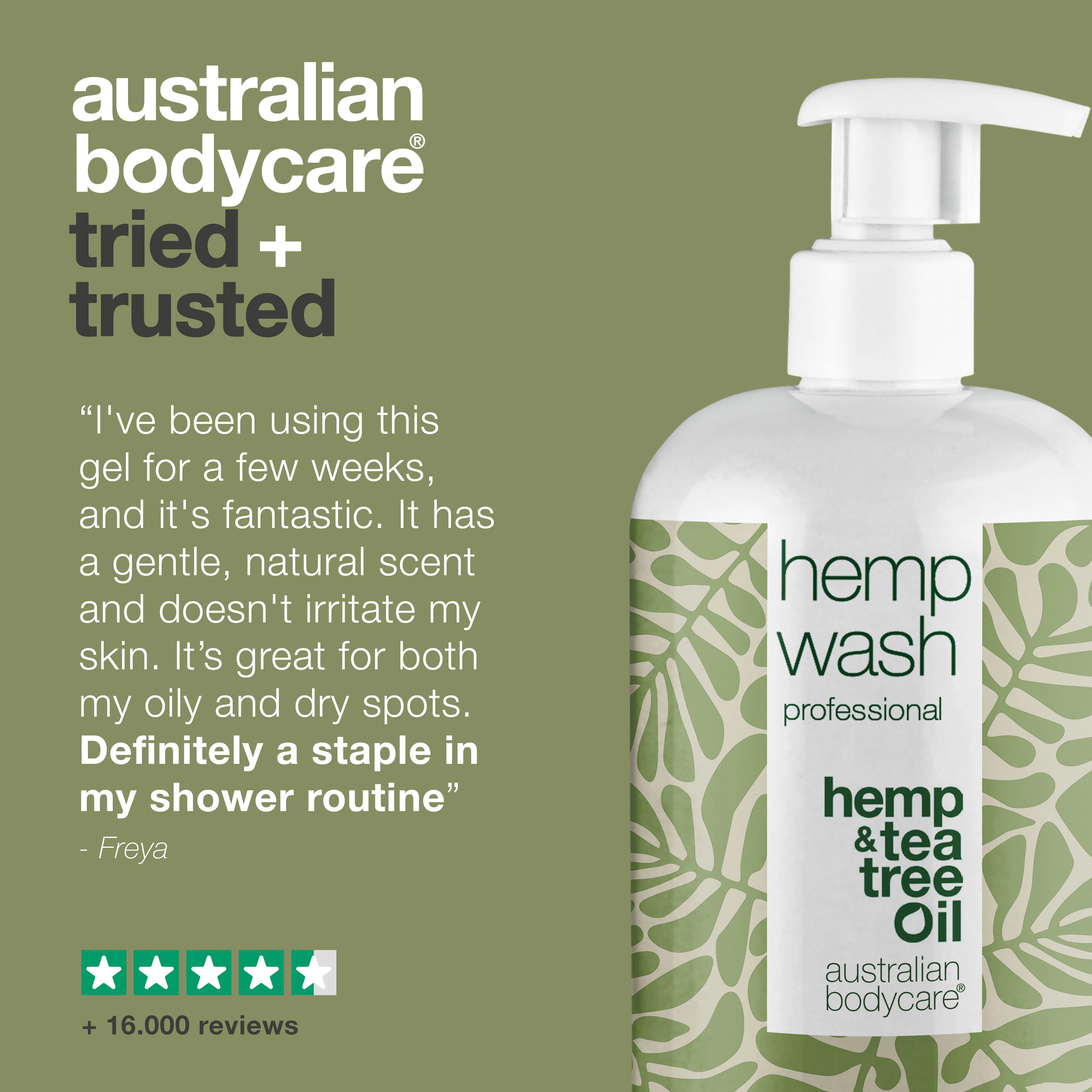 Hemp Cleansing Shower Gel — Body Wash with Natural hemp oil for dry and oily skin - Image 5
