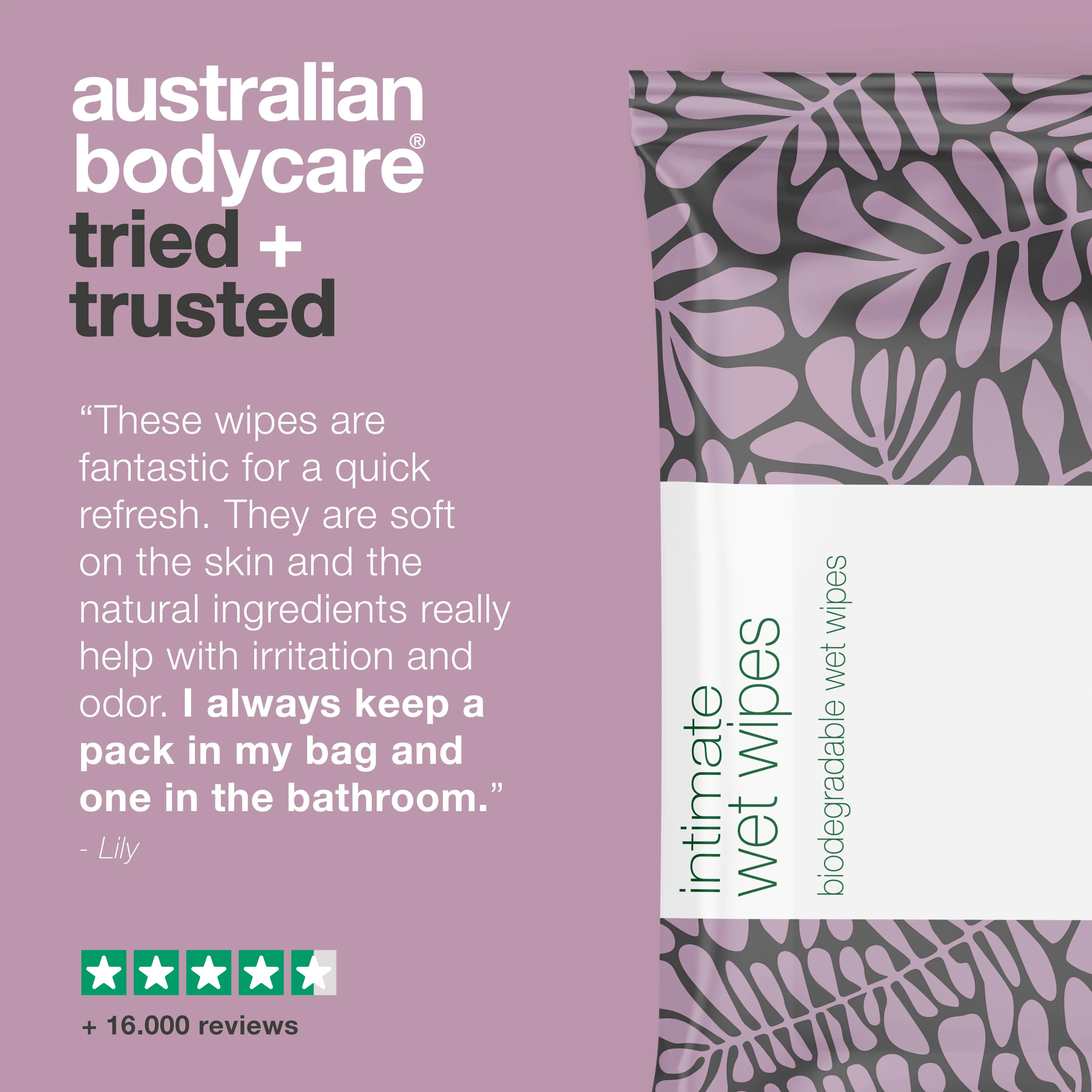 Intimate Wet Wipes with Tea Tree Oil 24 pcs — For daily intimate care for unwanted odour, itching and dryness - Image 5