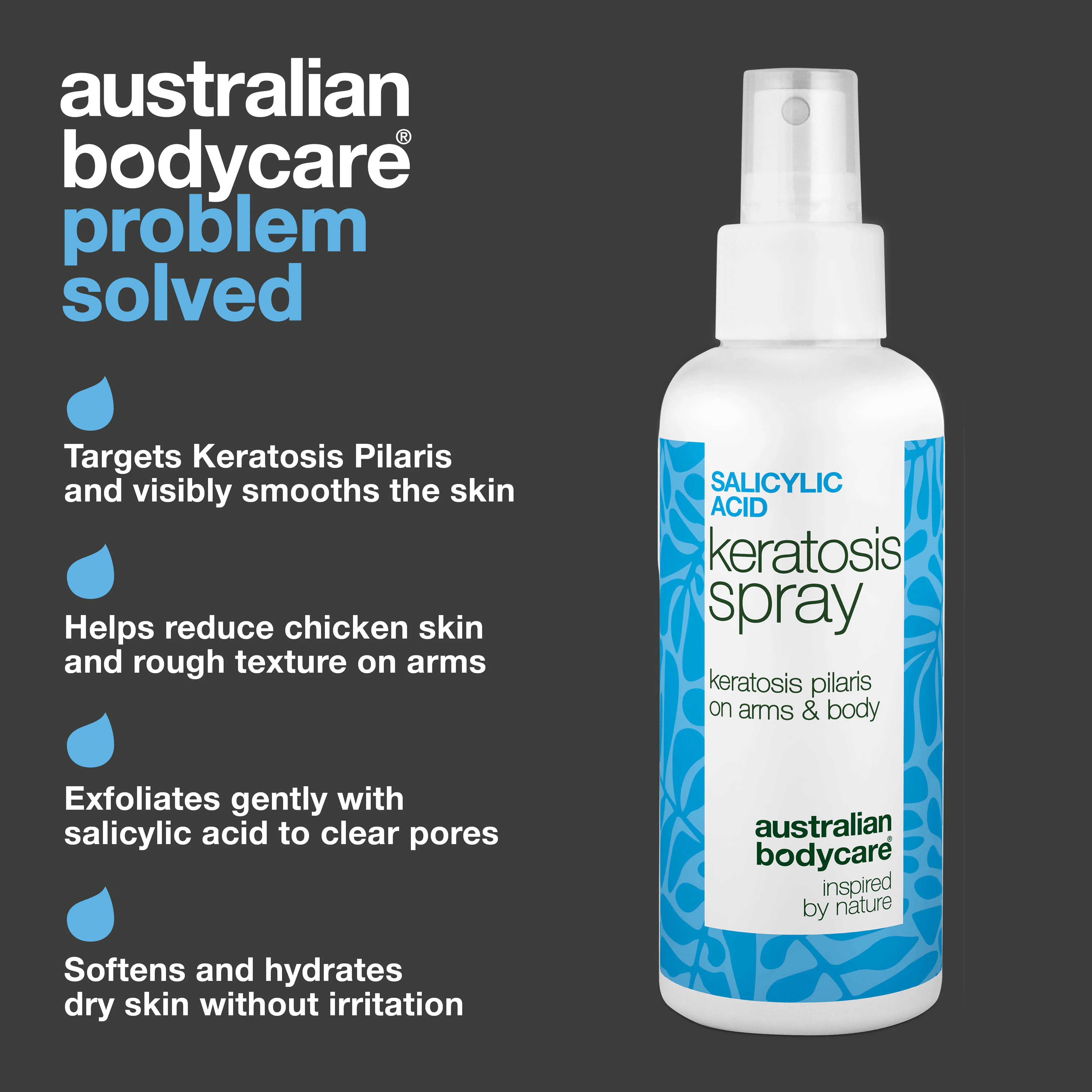 Keratosis Pilaris Spray for bumpy skin and chicken skin — Keratosis pilaris spray reduces rough, dry bumps on arms and thighs. Formulated with salicylic acid to exfoliate and soften skin. - Image 3