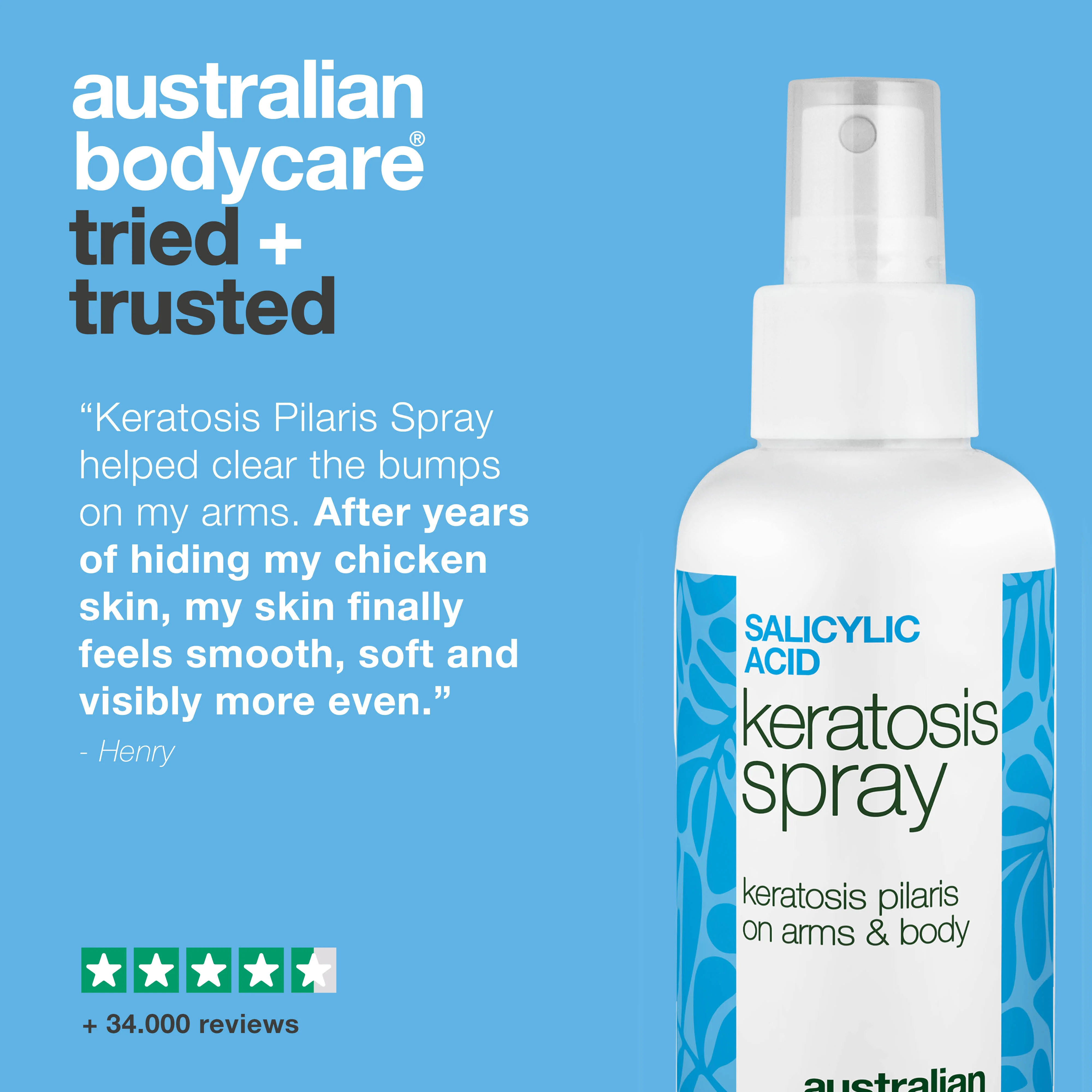 Keratosis Pilaris Spray for bumpy skin and chicken skin — Keratosis pilaris spray reduces rough, dry bumps on arms and thighs. Formulated with salicylic acid to exfoliate and soften skin. - Image 5