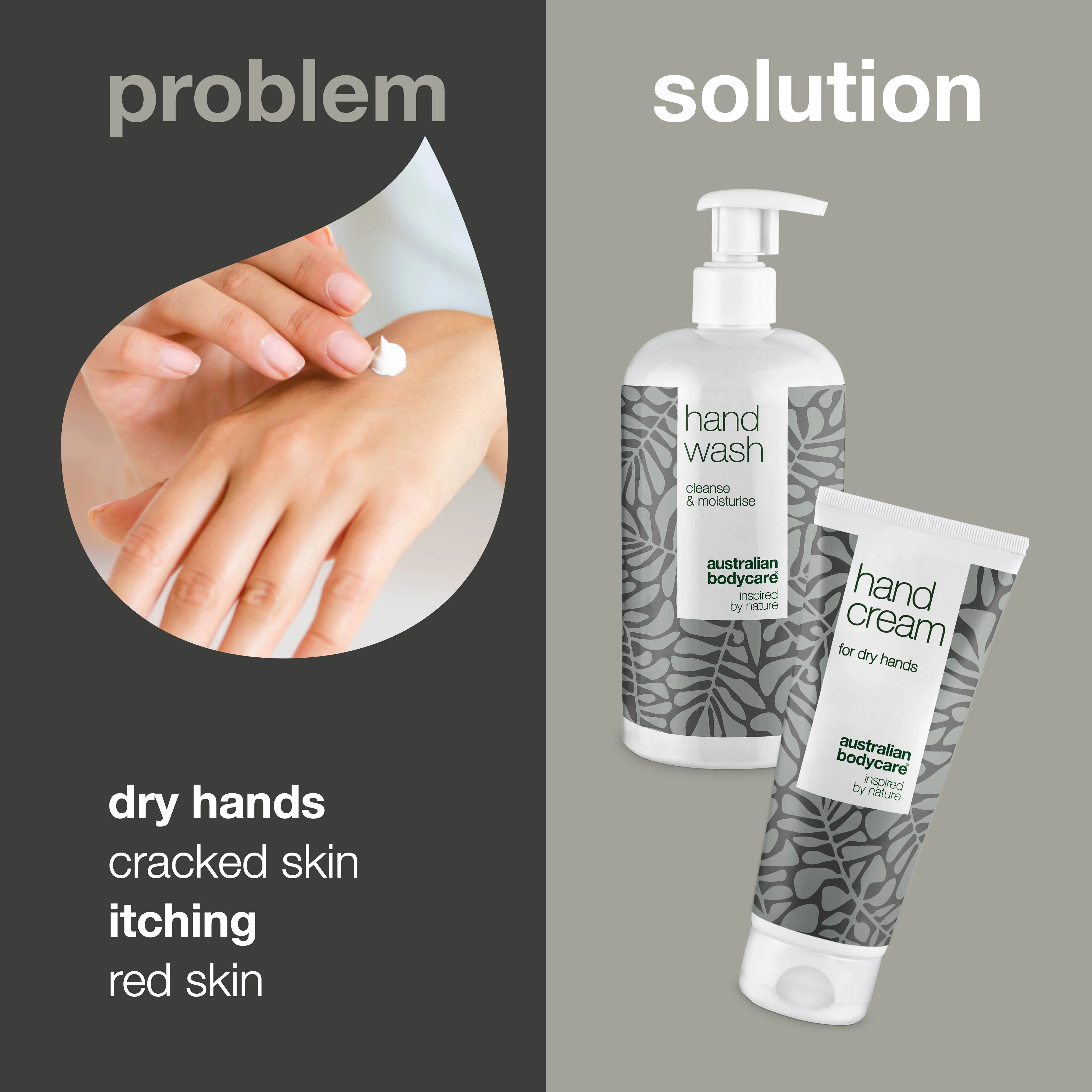 Kit against itchy hands with dry skin, and sore hands — Hand soap and hand cream for chapped, dry hands - Image 2