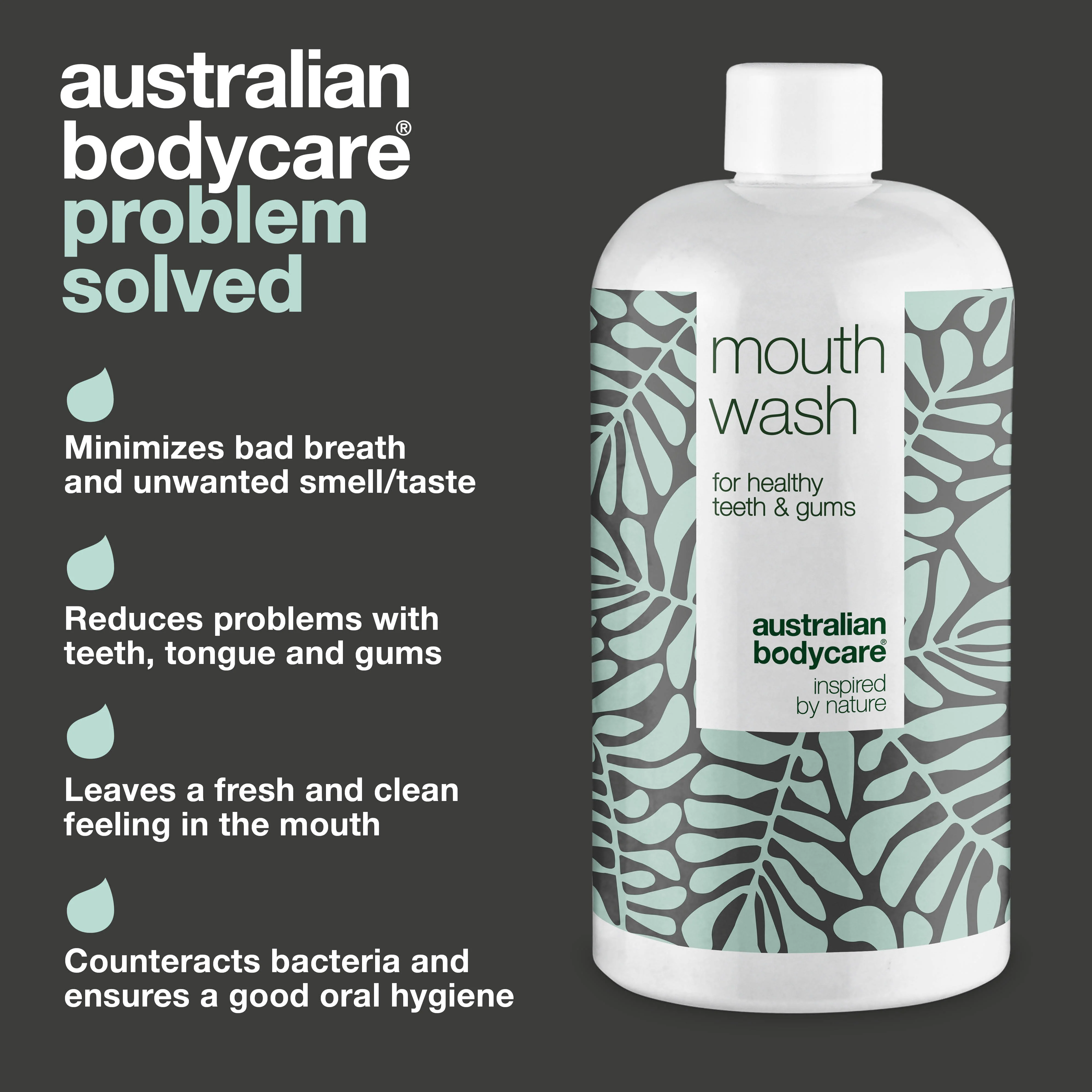 Tea Tree Oil Mouth Wash for a good oral hygiene — Against bad breath and for the daily care of gingivitis, oral thrush and periodontitis - Image 3