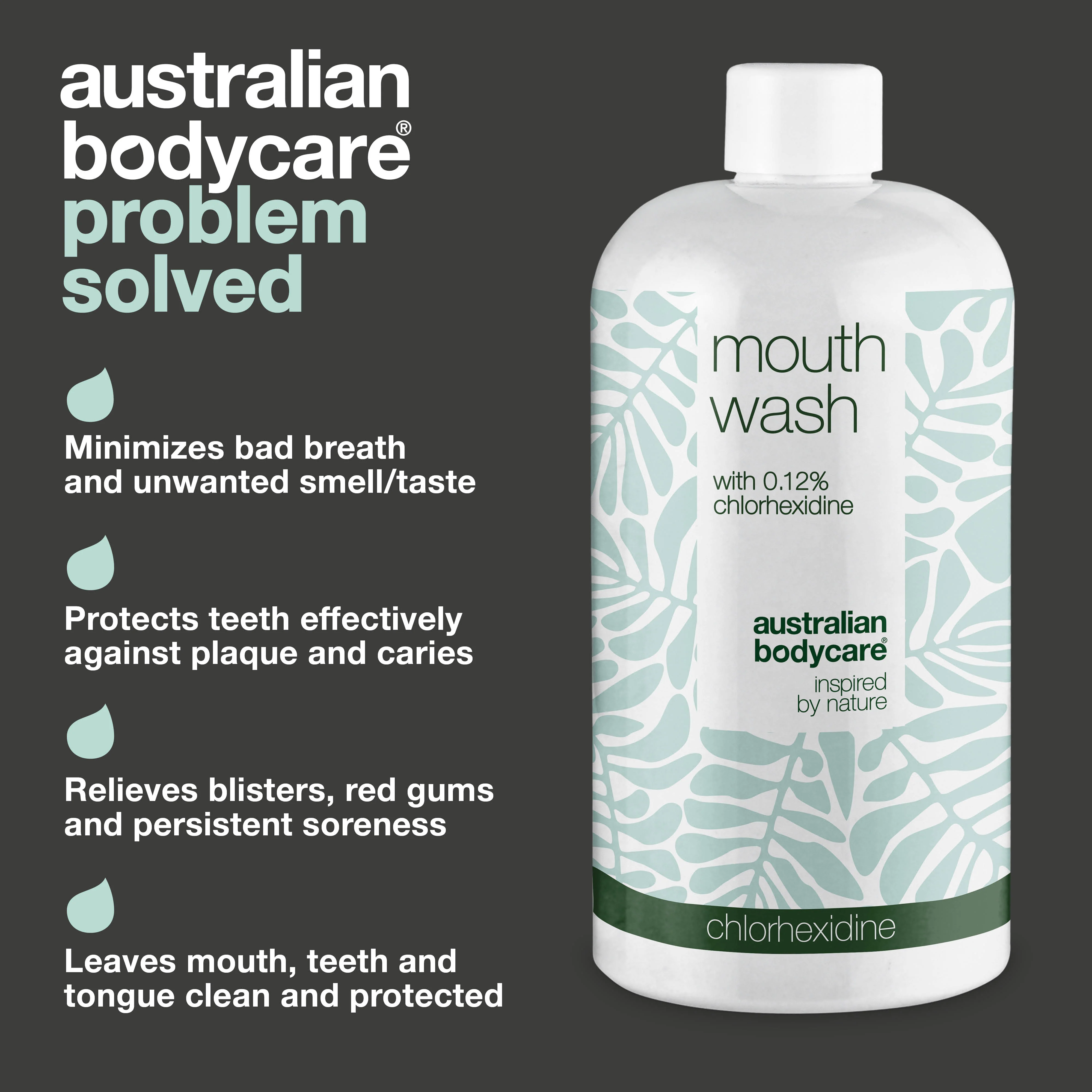 Chlorhexidine mouthwash 0.12% with Tea Tree Oil — Mouthwash for daily care of sore gums, periodontal disease and bad breath - Image 3