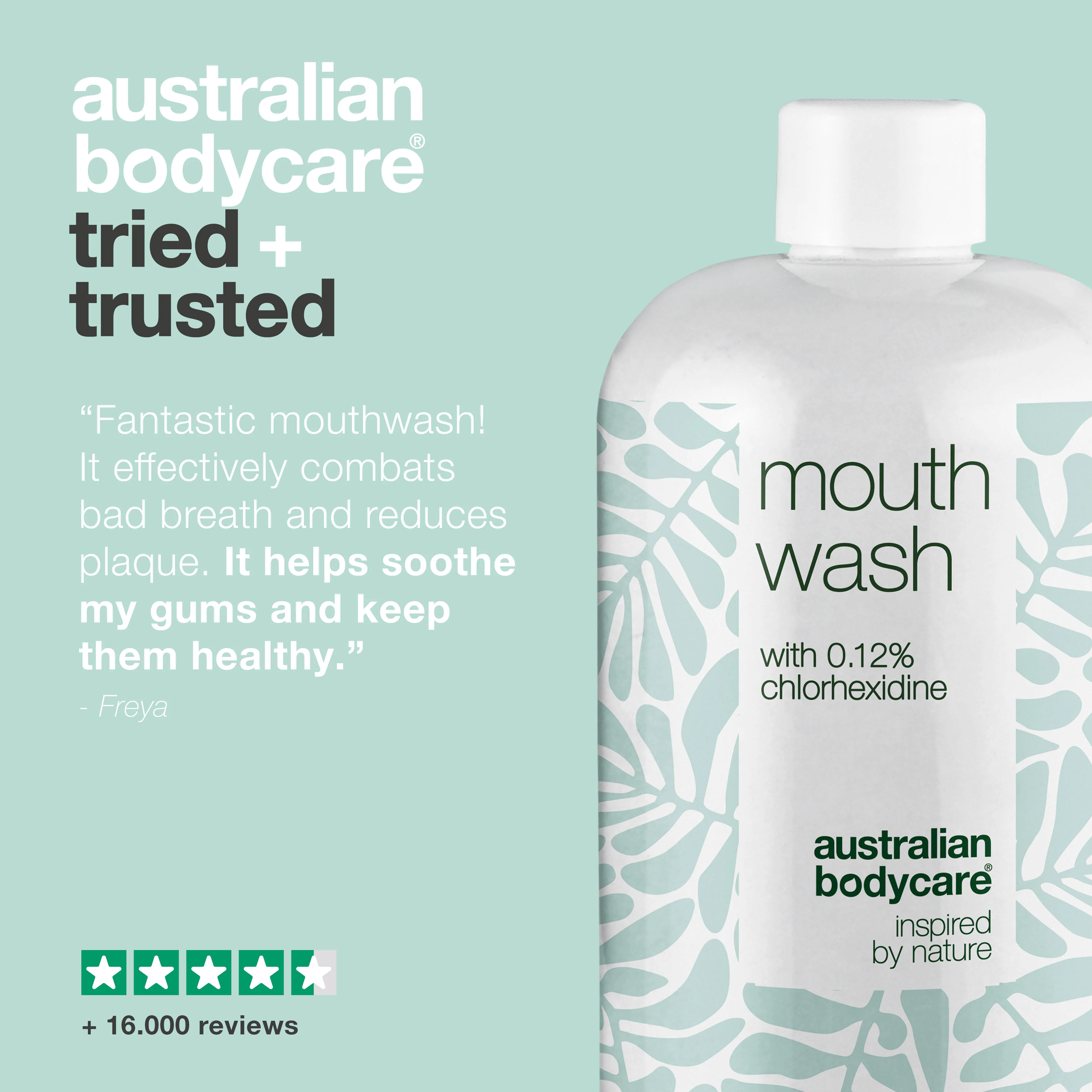 Chlorhexidine mouthwash 0.12% with Tea Tree Oil — Mouthwash for daily care of sore gums, periodontal disease and bad breath - Image 5