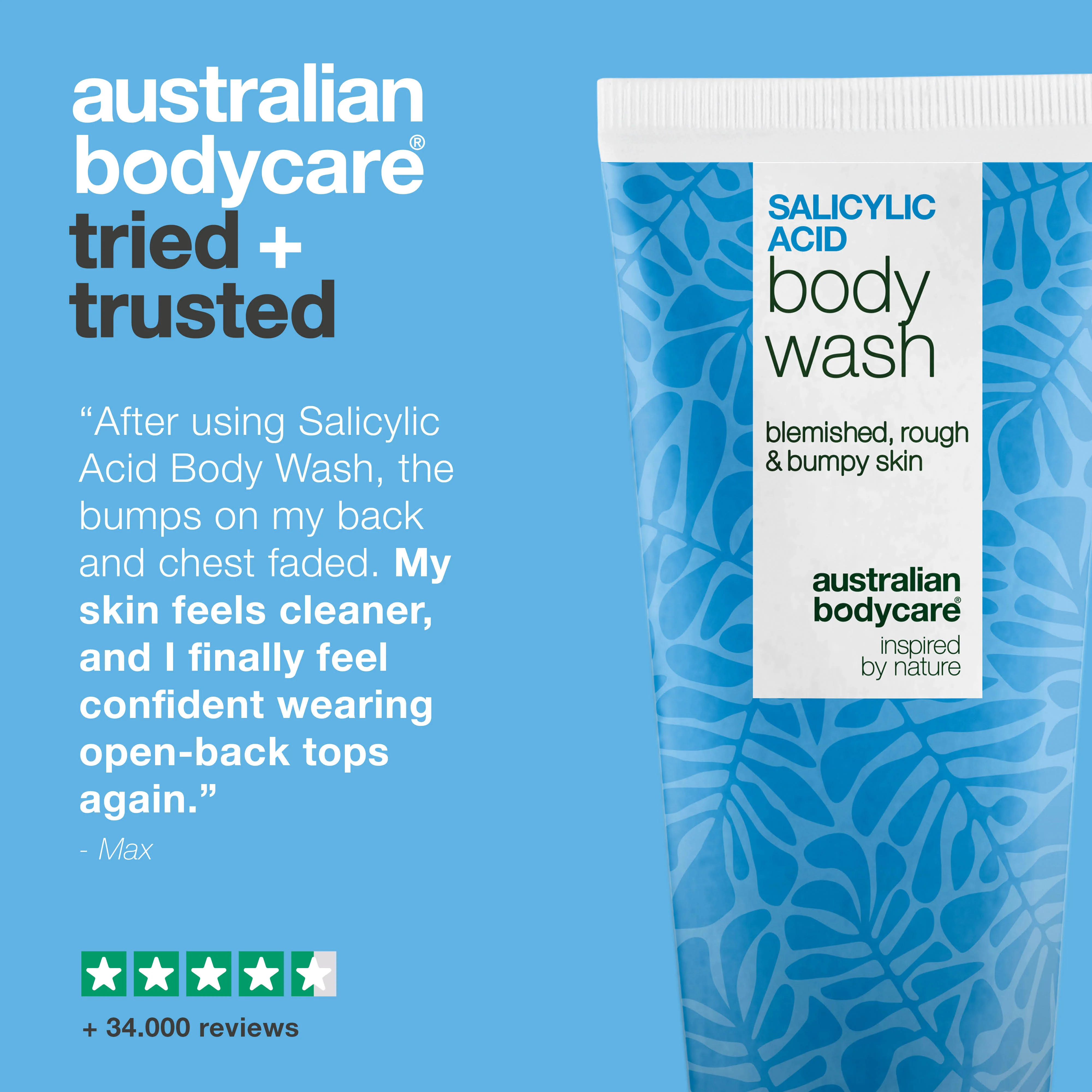 Salicylic Acid Body Wash for Back and Body Breakouts — Salicylic Acid Body Wash clears clogged pores and bumps. With salicylic acid, niacinamide, zinc PCA and hydrating glycerin. - Image 5