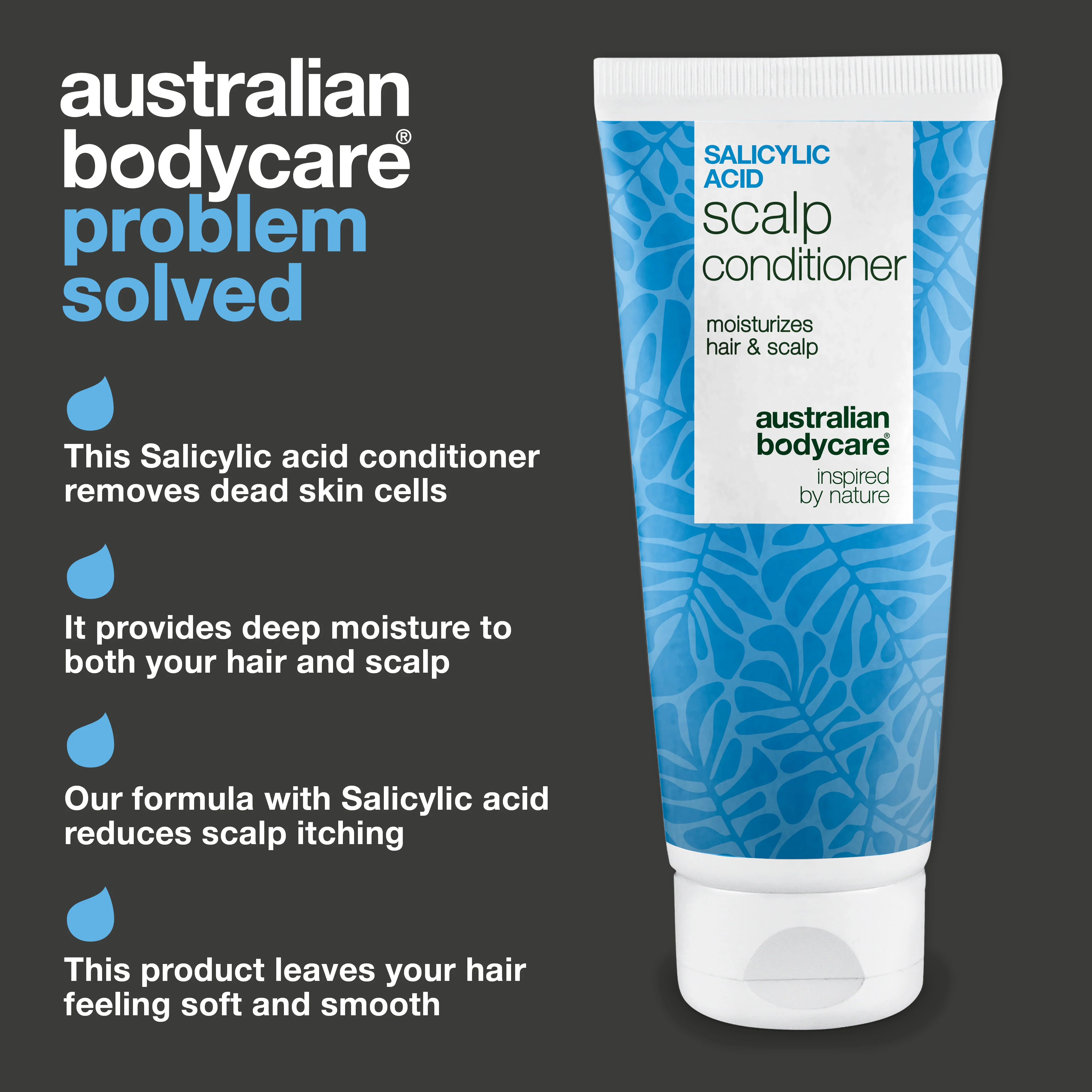 Salicylic Acid Conditioner for Dandruff & Itchy Scalp — Salicylic Acid Conditioner against dandruff and itchiness. Hydrates the scalp and strengthens hair. Effective care with Salicylic Acid. - Image 3