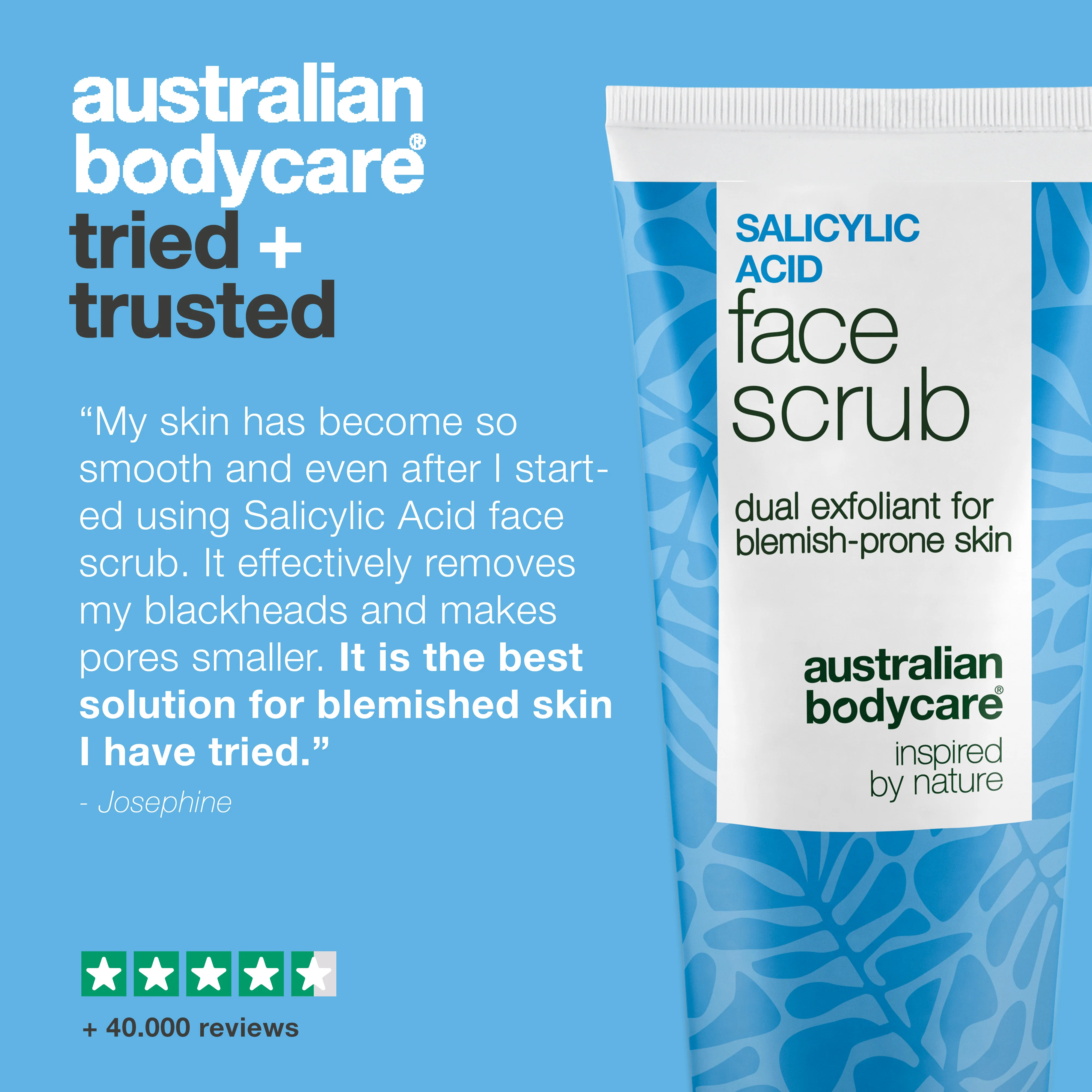 Salicylic Acid Face Scrub for spots and acne-prone skin — Salicylic Acid Face Scrub for spots and acne-prone skin. Cleanses pores deeply for a natural glow. With Salicylic Acid and Apricot Seeds. - Image 5