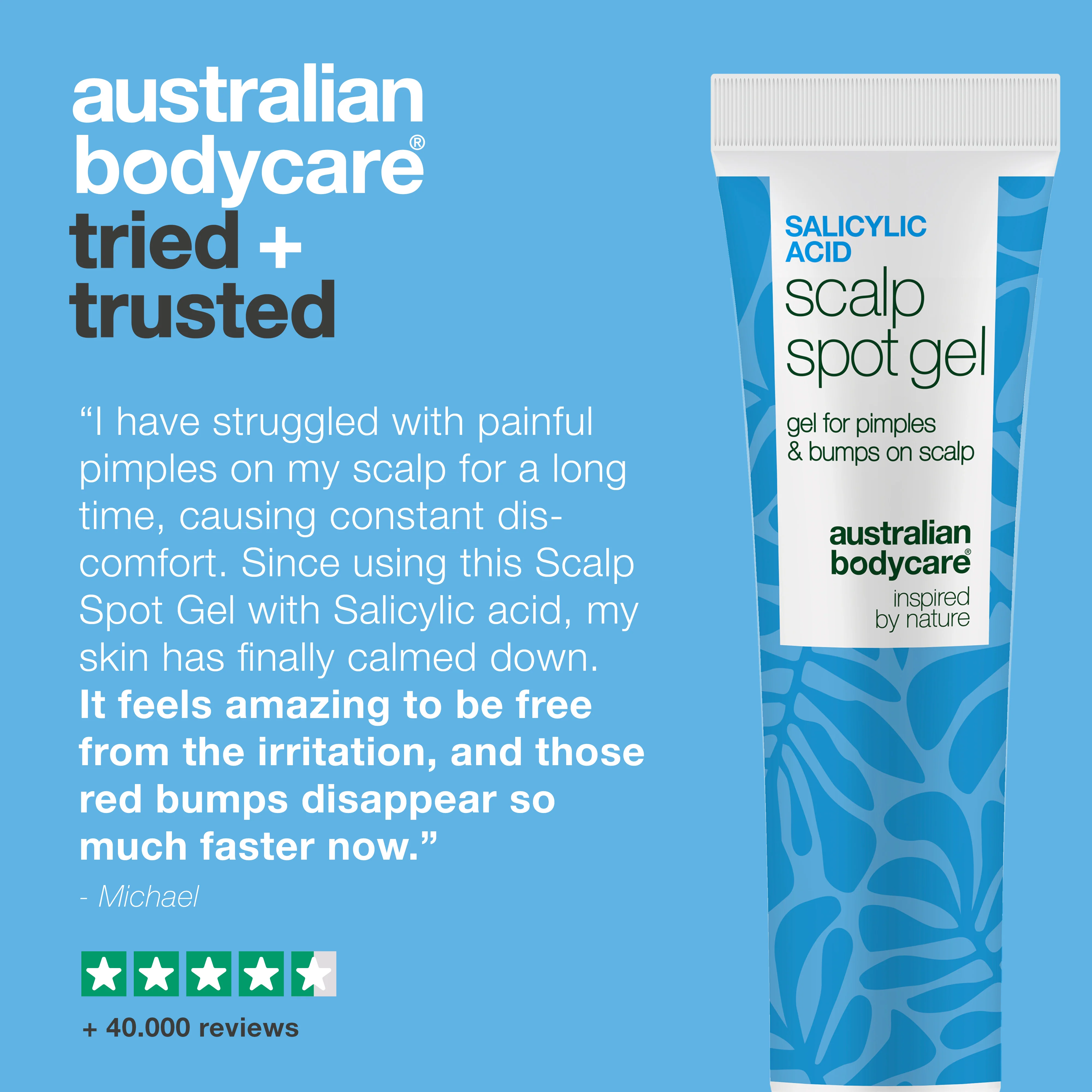 Salicylic Acid Gel for Pimples on Scalp & Itchy Bumps — How to get rid of pimples on your scalp? Use our Salicylic Acid Gel to exfoliate pores and soothe itchy, red, and painful spots instantly. - Image 5