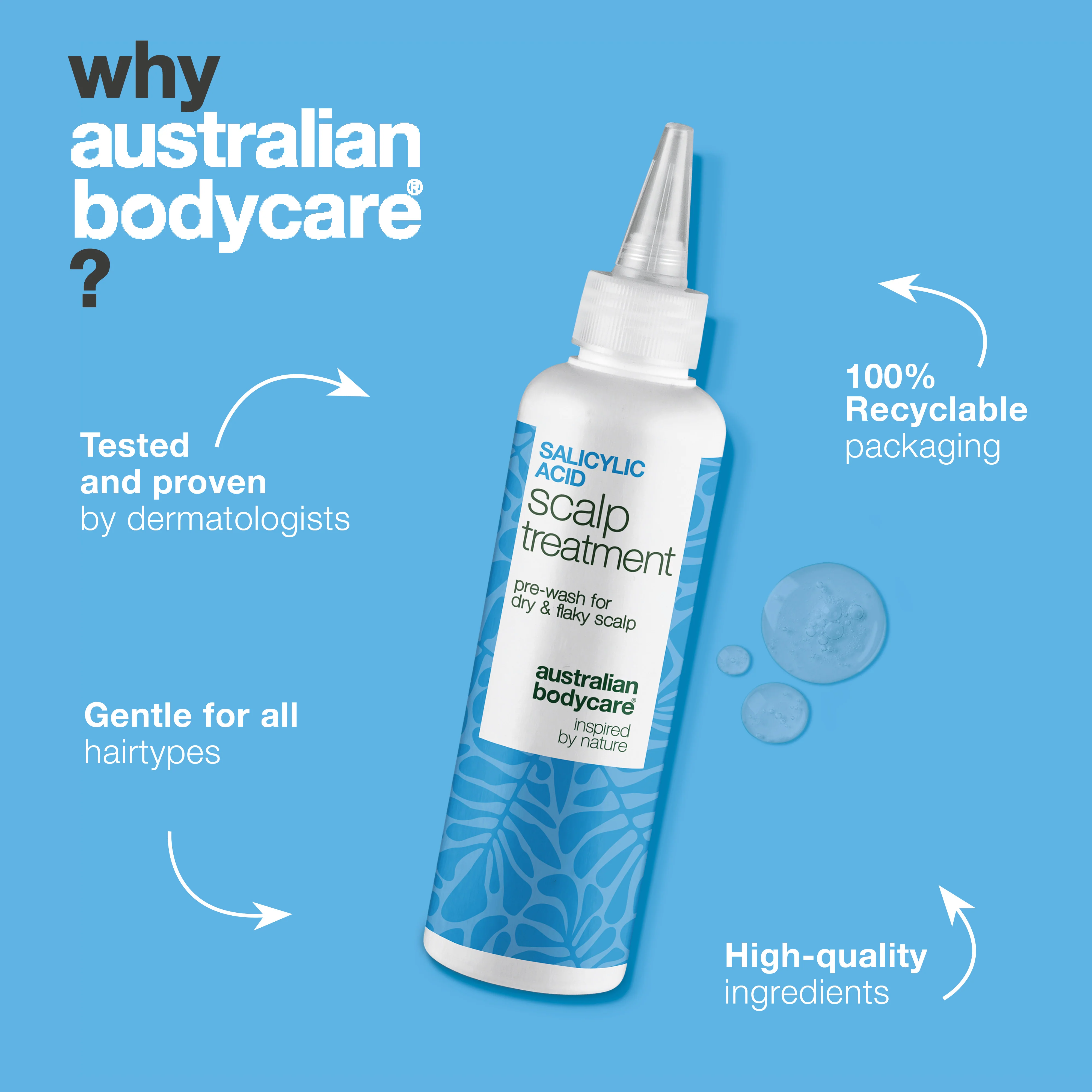 Salicylic Acid Scalp Treatment for oily & flaky scalp — Salicylic Acid Pre-Wash Treatment relieves itchiness, flakes, and oil. Use before washing for deep exfoliation with active Salicylic Acid. - Image 5