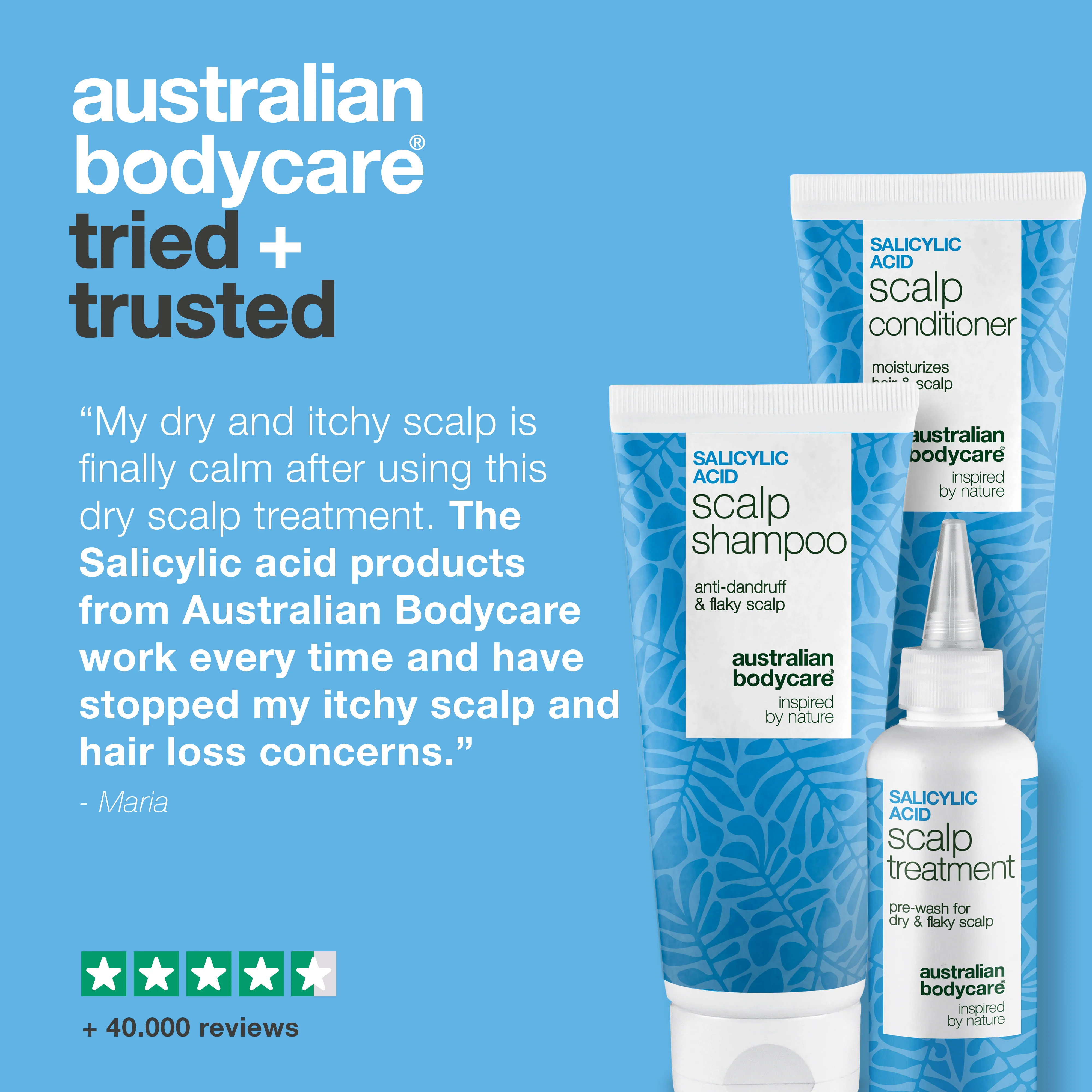 Salicylic Acid Set for Itchy & Dry Scalp — Shampoo, Conditioner & Scalp Treatment for Itchy Scalp. End dryness and flakes with Salicylic Acid and Tasmanian Pepper to restore scalp balance. - Image 5