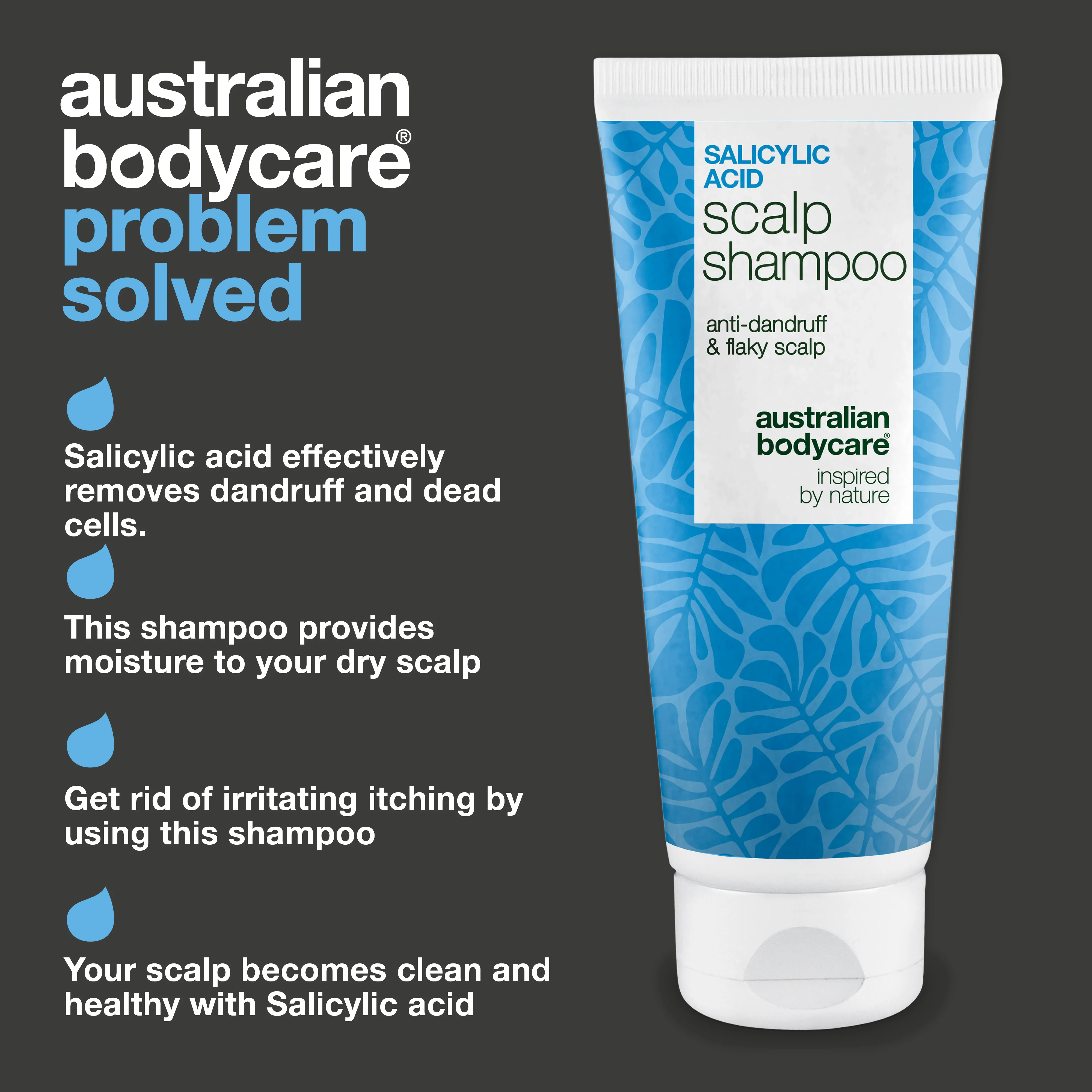 Salicylic Acid Shampoo for Dry & Itchy Scalp — Get rid of an itchy scalp and dandruff with this shampoo. Soothes dry skin and removes dead skin cells with Salicylic Acid. - Image 3