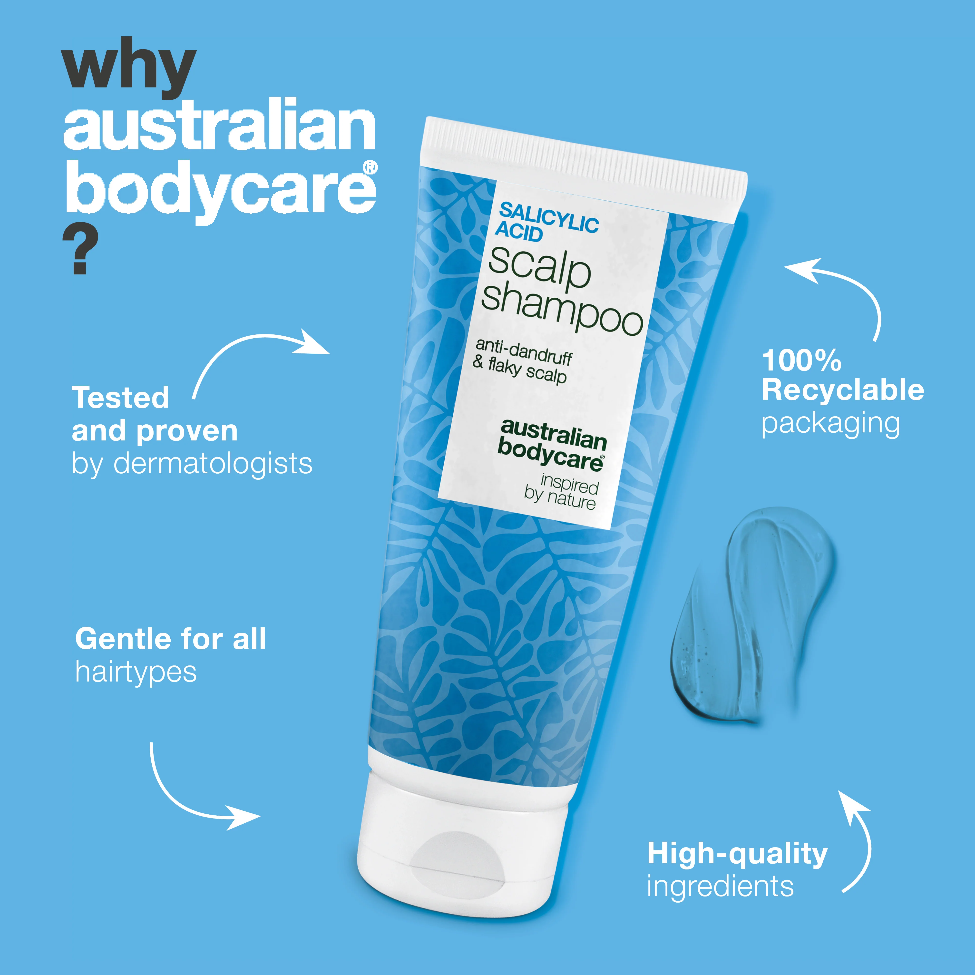 Salicylic Acid Shampoo for Dry & Itchy Scalp — Get rid of an itchy scalp and dandruff with this shampoo. Soothes dry skin and removes dead skin cells with Salicylic Acid. - Image 4