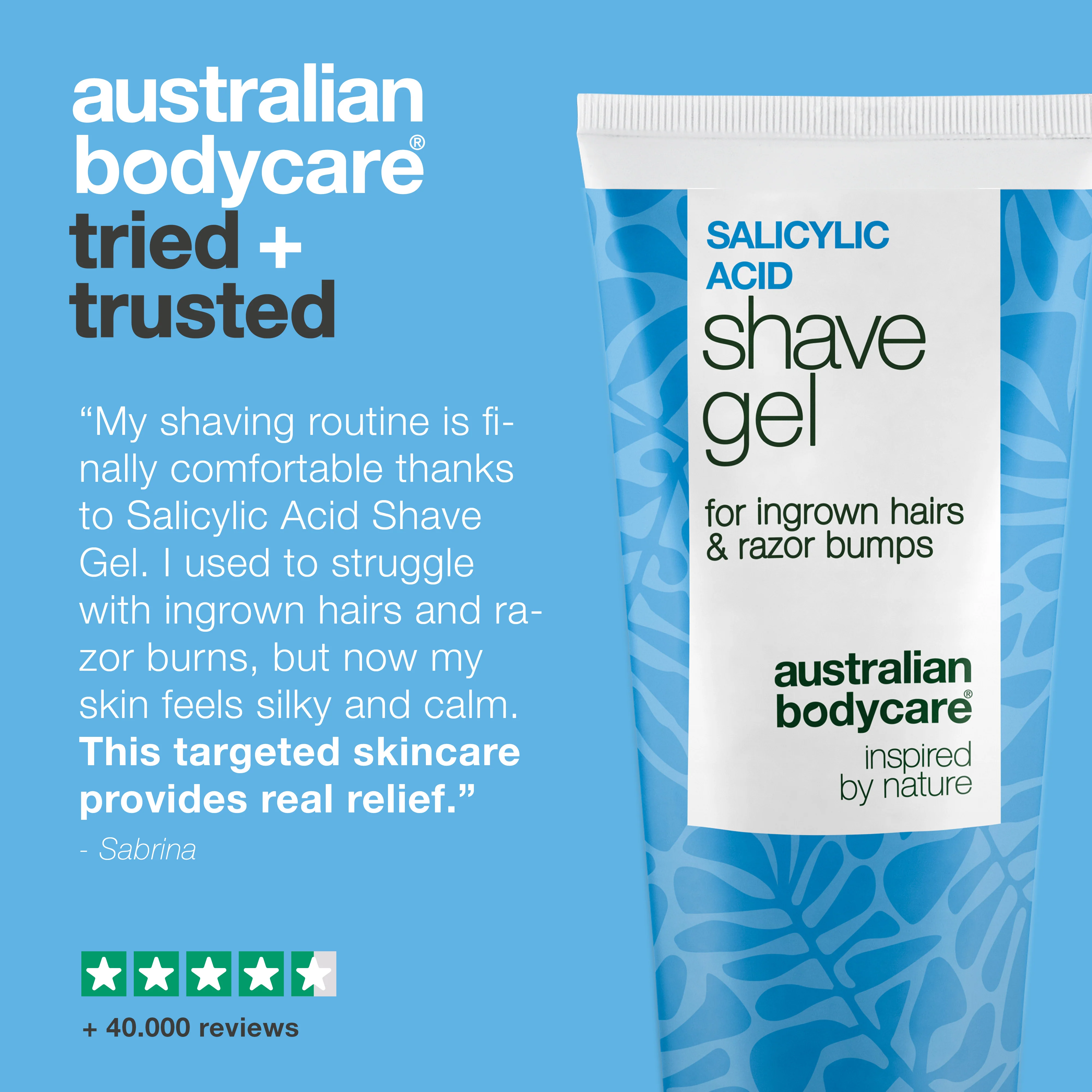Salicylic Acid Shave Gel – Stop Ingrown Hairs & Bumps — Salicylic Acid Shave Gel prevents ingrown hairs and itch. Enriched with Salicylic acid, Glycerin, and Panthenol for irritation-free skin. - Image 5