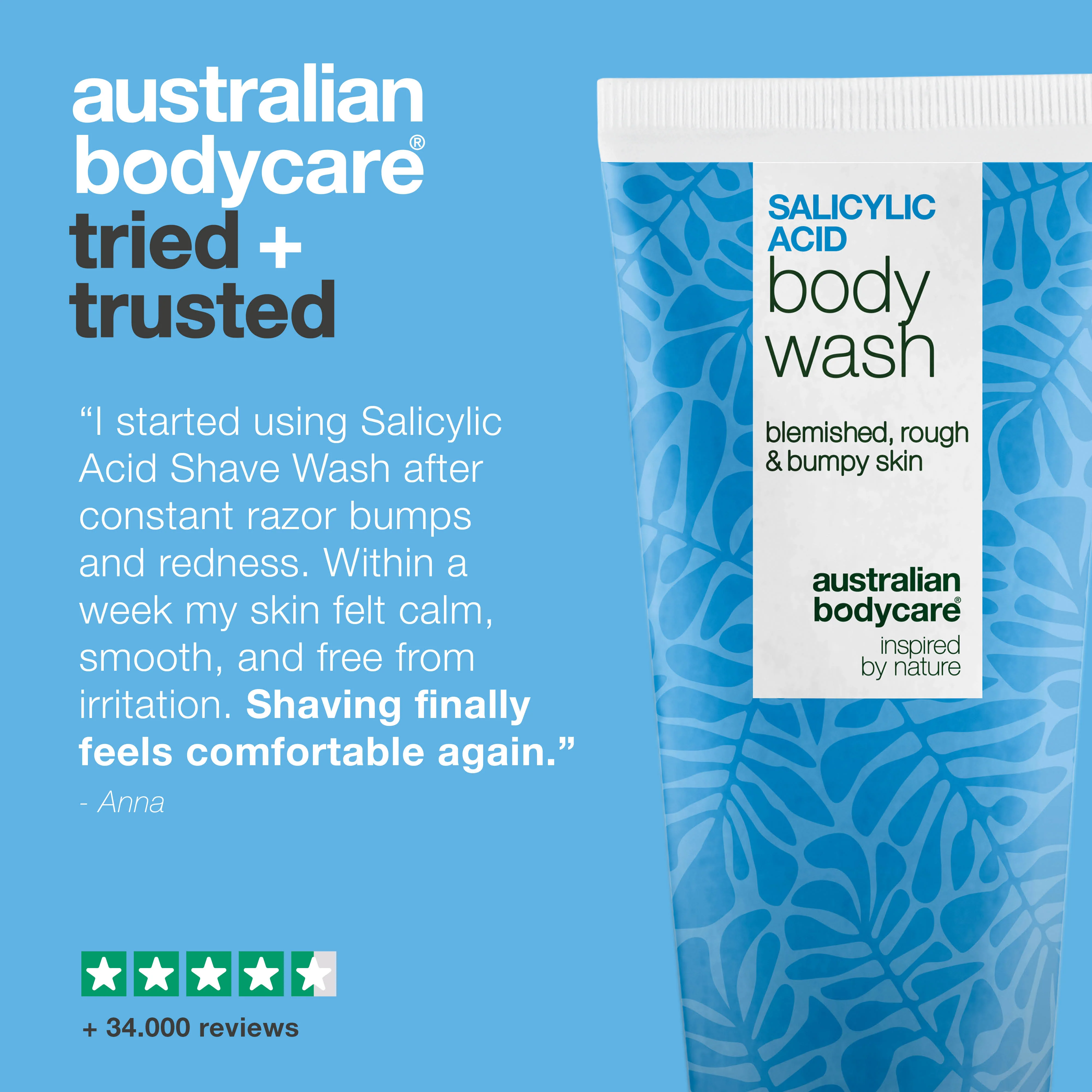 Salicylic Acid Shave Wash for Razor Bumps & Irritation — Salicylic Acid Shave Wash reduces redness & ingrown hairs. Contains salicylic acid (BHA), niacinamide & zinc PCA. - Image 5