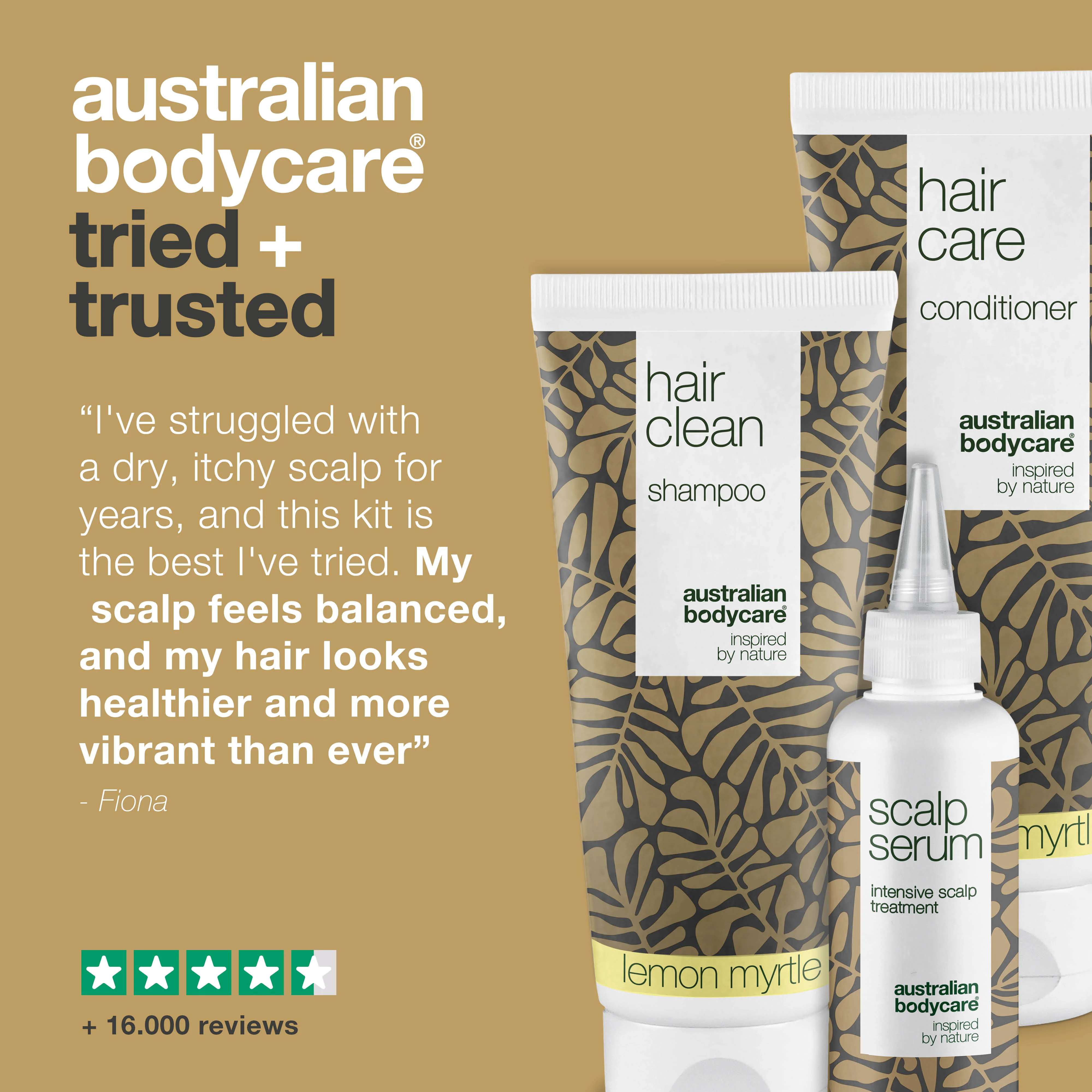 Kit for Scalp Care with Lemon Myrtle — 3x products with Tea Tree Oil and Lemon Myrtle for dandruff and dry scalp - Image 5