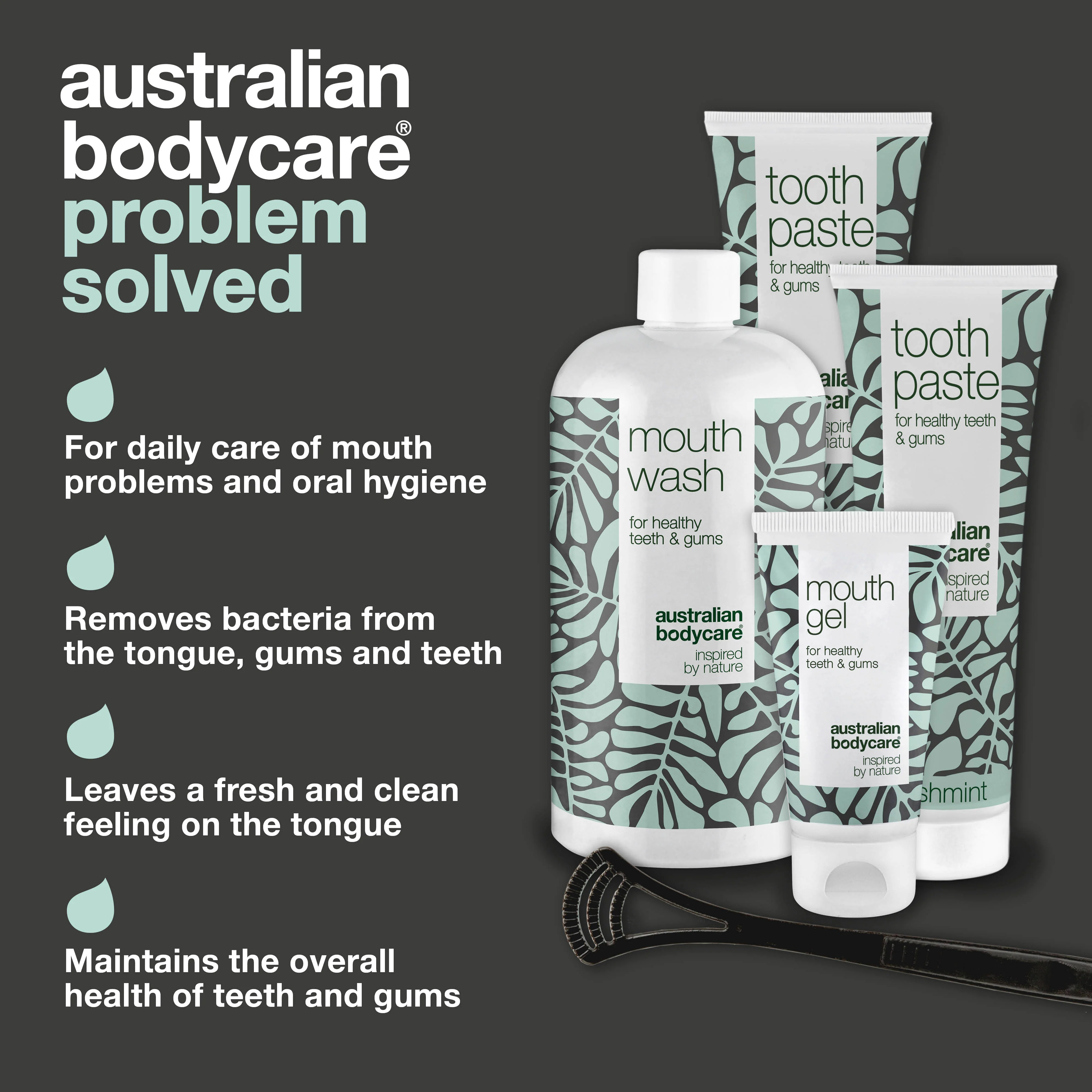 Start kit 5 mouth products — Starter kit for good oral hygiene and care of periodontal disease and fungus - Image 3