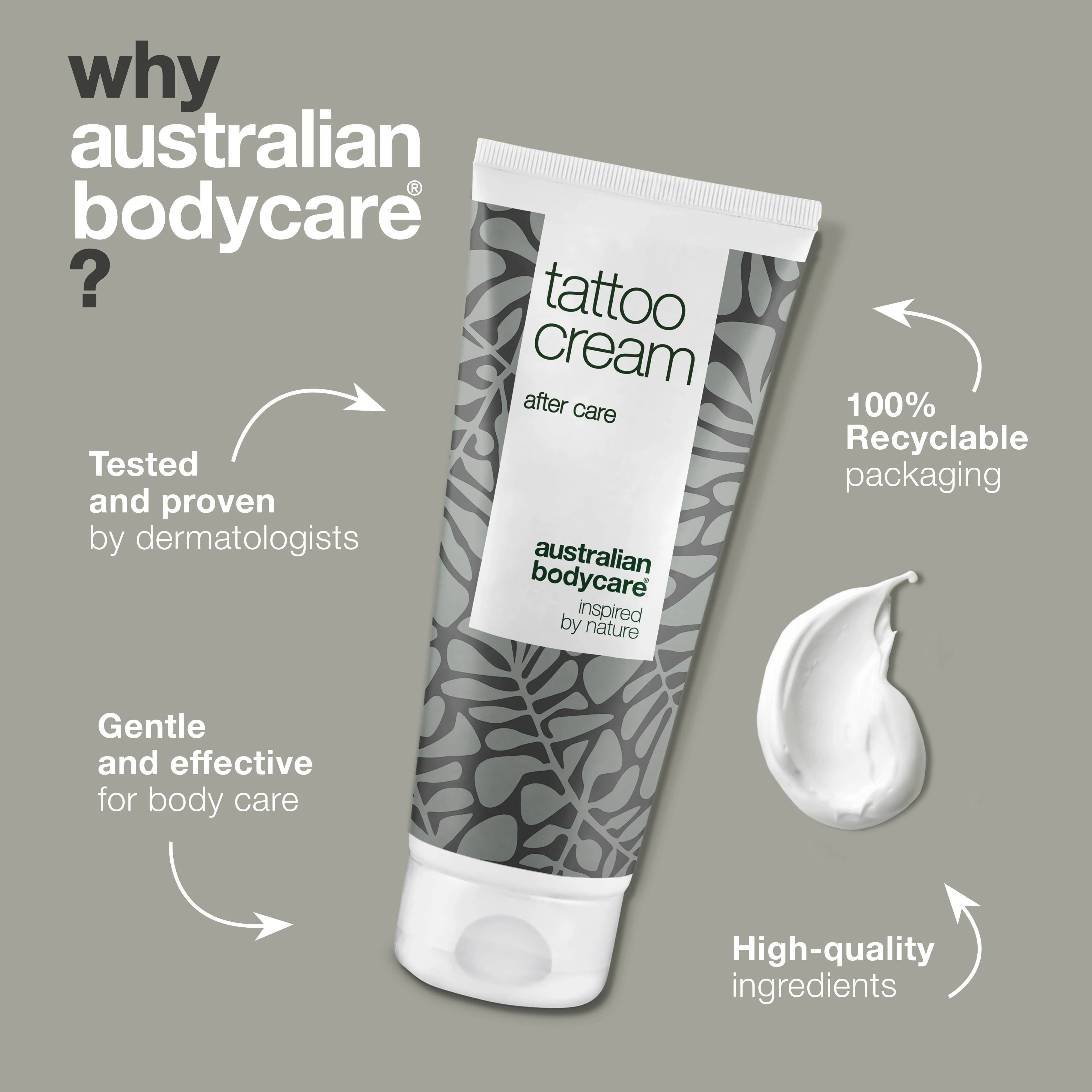 Tattoo Cream – Soothes, Moisturizes & Preserves Color — Tattoo Cream with Panthenol & Castor Oil hydrates, protects, and nourishes tattoos. Keeps colors vibrant and skin soft. - Image 4