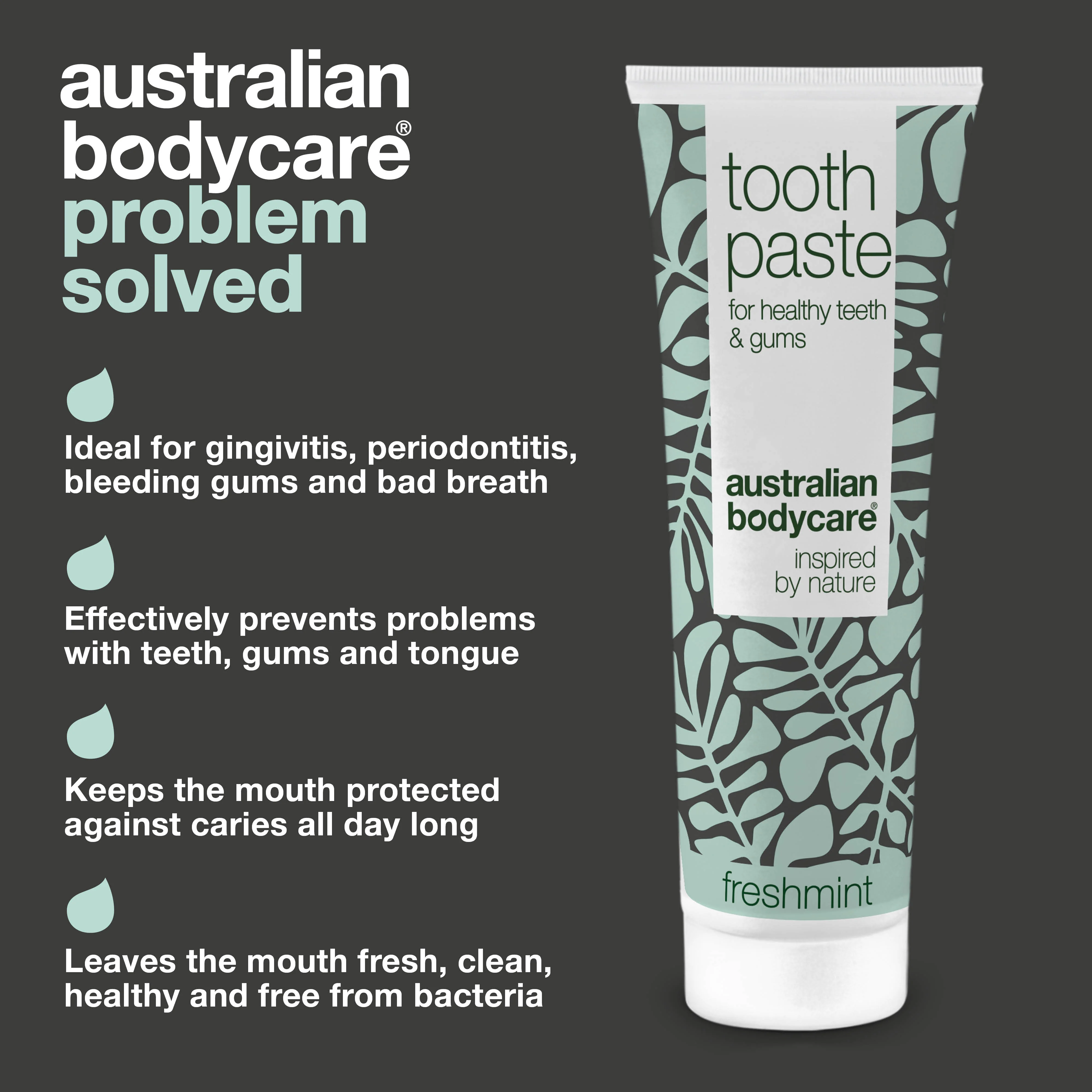 Tea Tree Oil Tooth Paste for healthy teeth and gums — For the daily care of gingivitis and oral thrush - Image 3