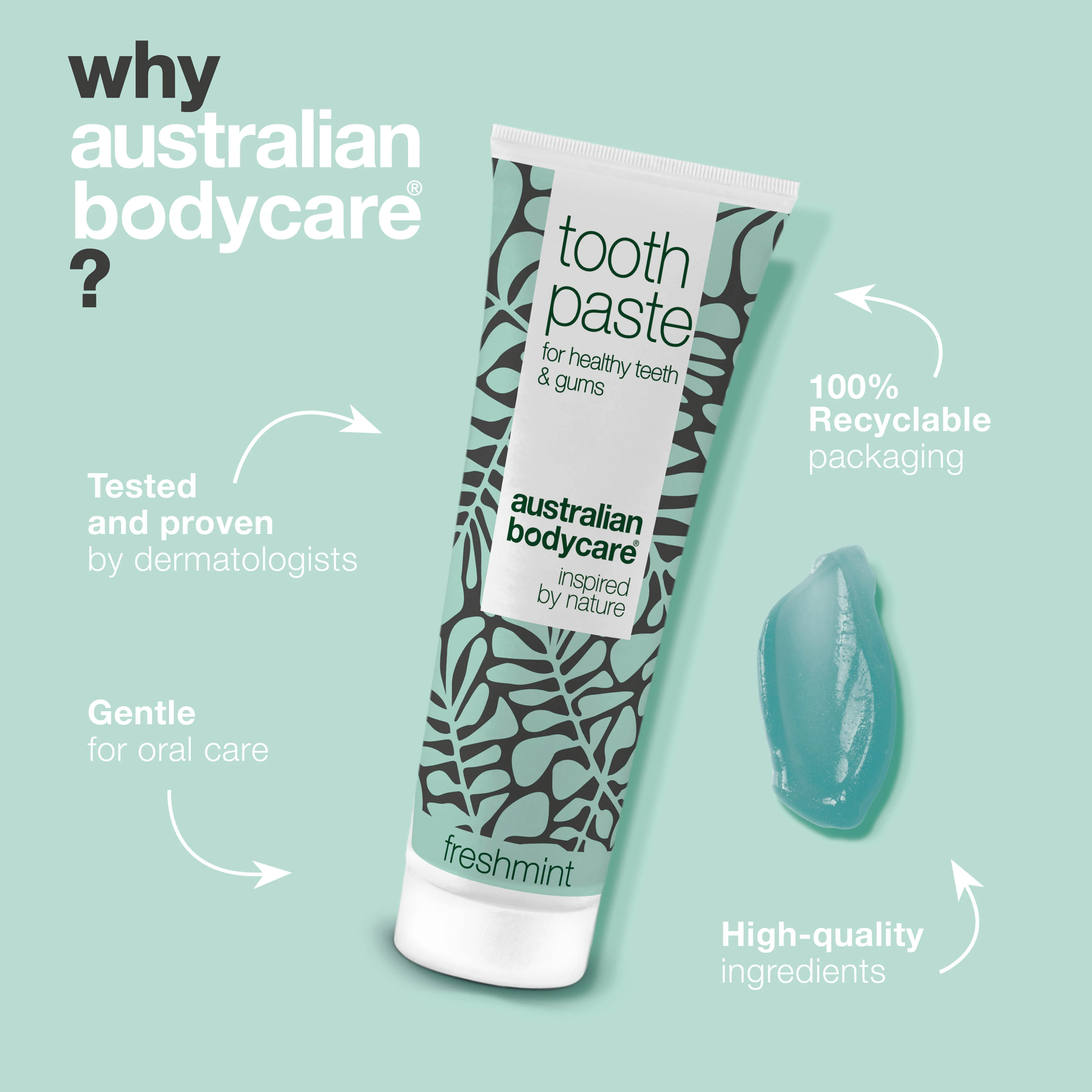 Tea Tree Oil Tooth Paste for healthy teeth and gums — For the daily care of gingivitis and oral thrush - Image 4