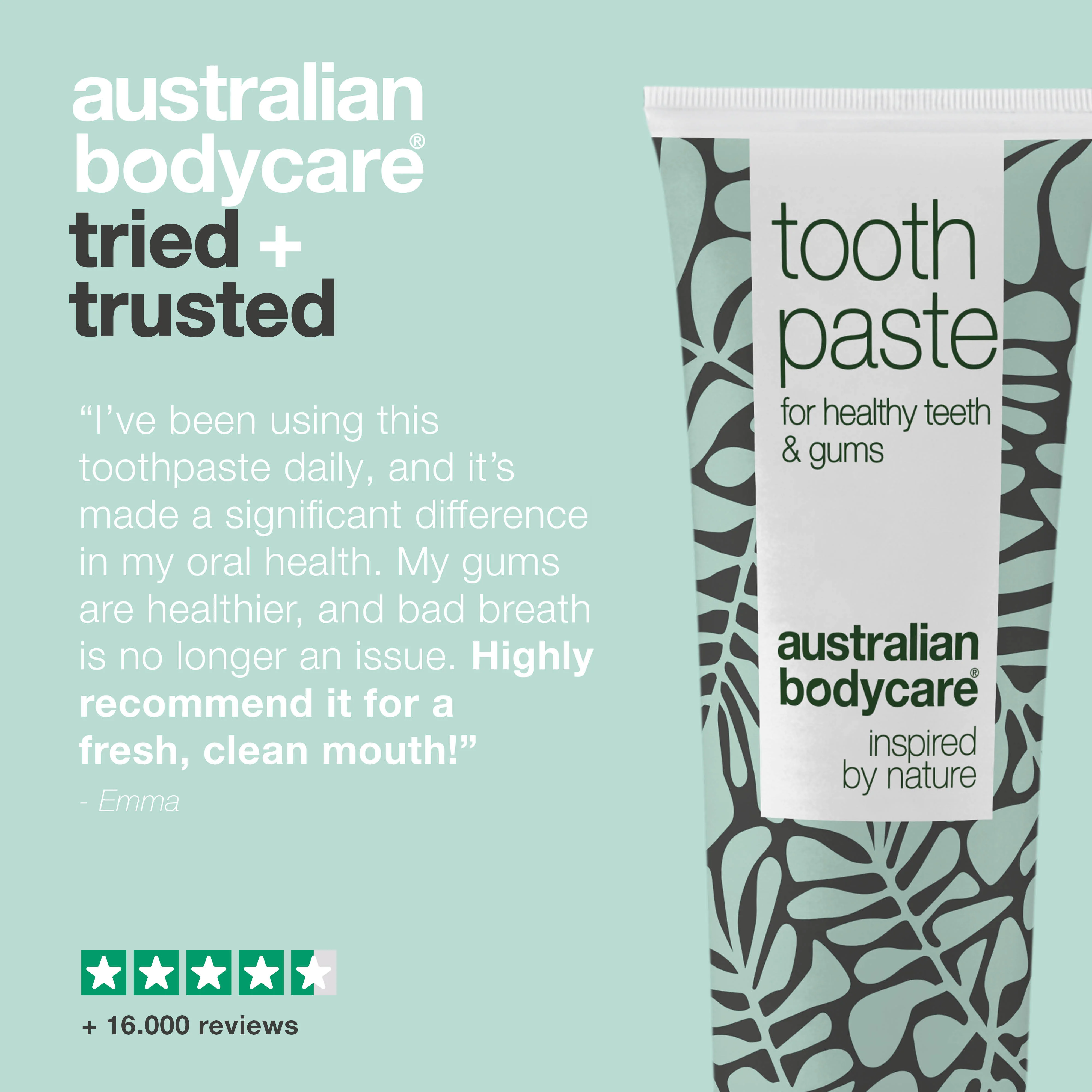Tea Tree Oil Tooth Paste for healthy teeth and gums — For the daily care of gingivitis and oral thrush - Image 5