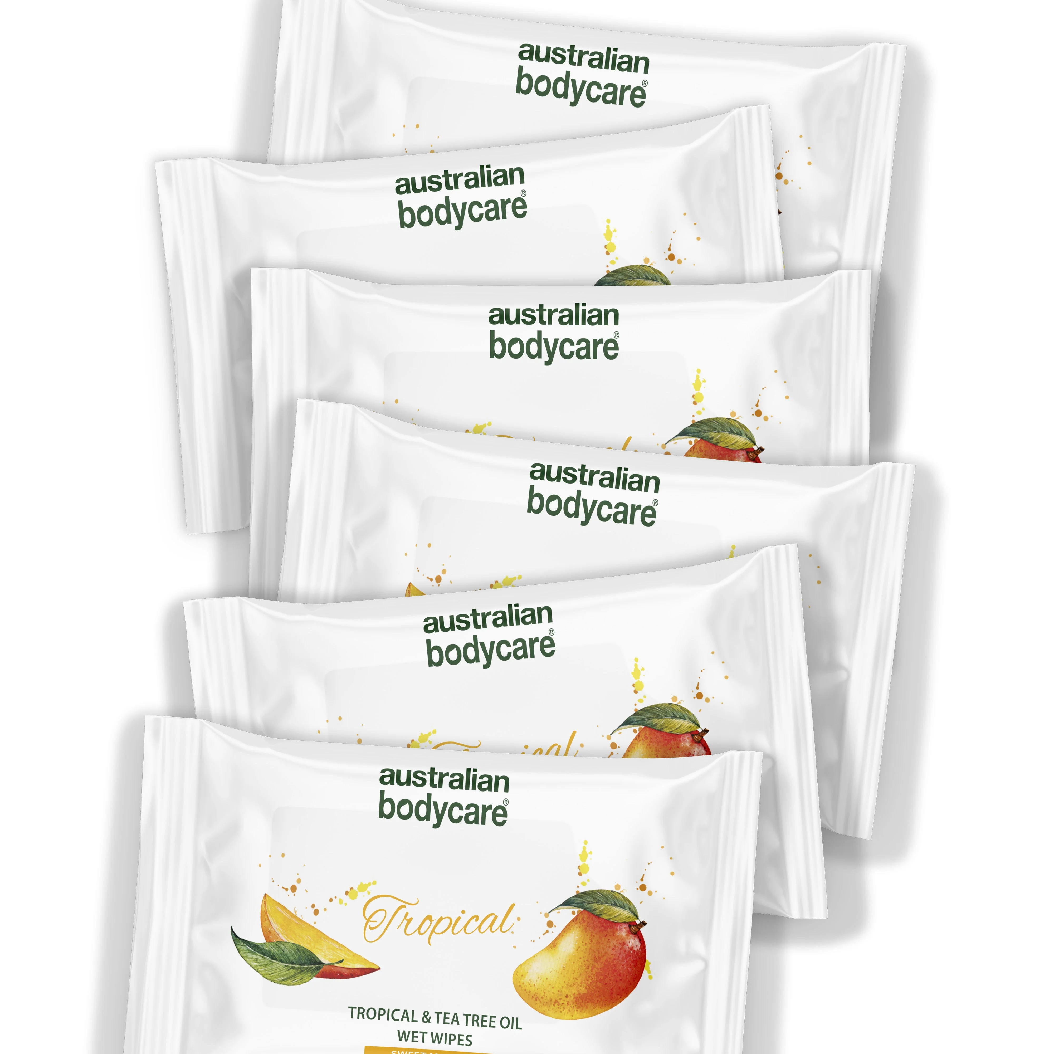 Adult wet wipes with Mango & Tea Tree Oil — For daily rinse of face and body - Image 8